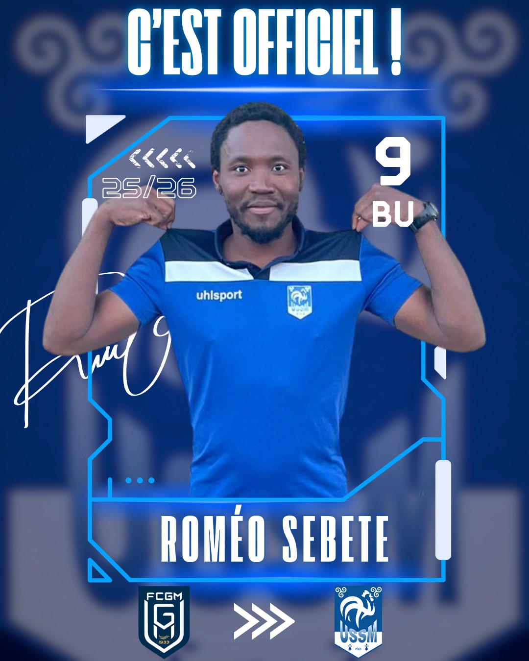 US - 🔵⚪️ Mercato 2025/26 ⚪️🔵 Le club a le plaisir d’annoncer l’arrivée ...