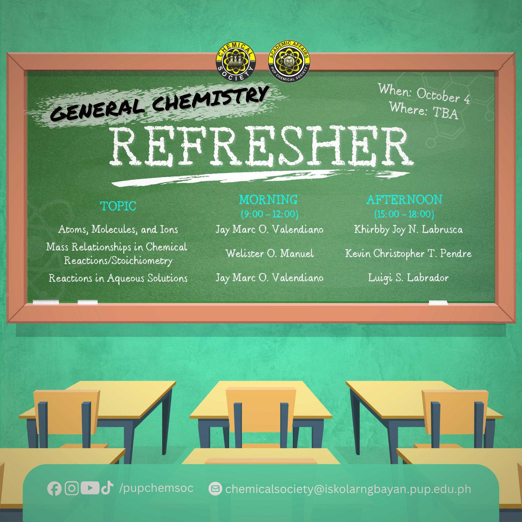 Balik aral, balik alindog with CHEM... - PUP Chemical Society | Facebook