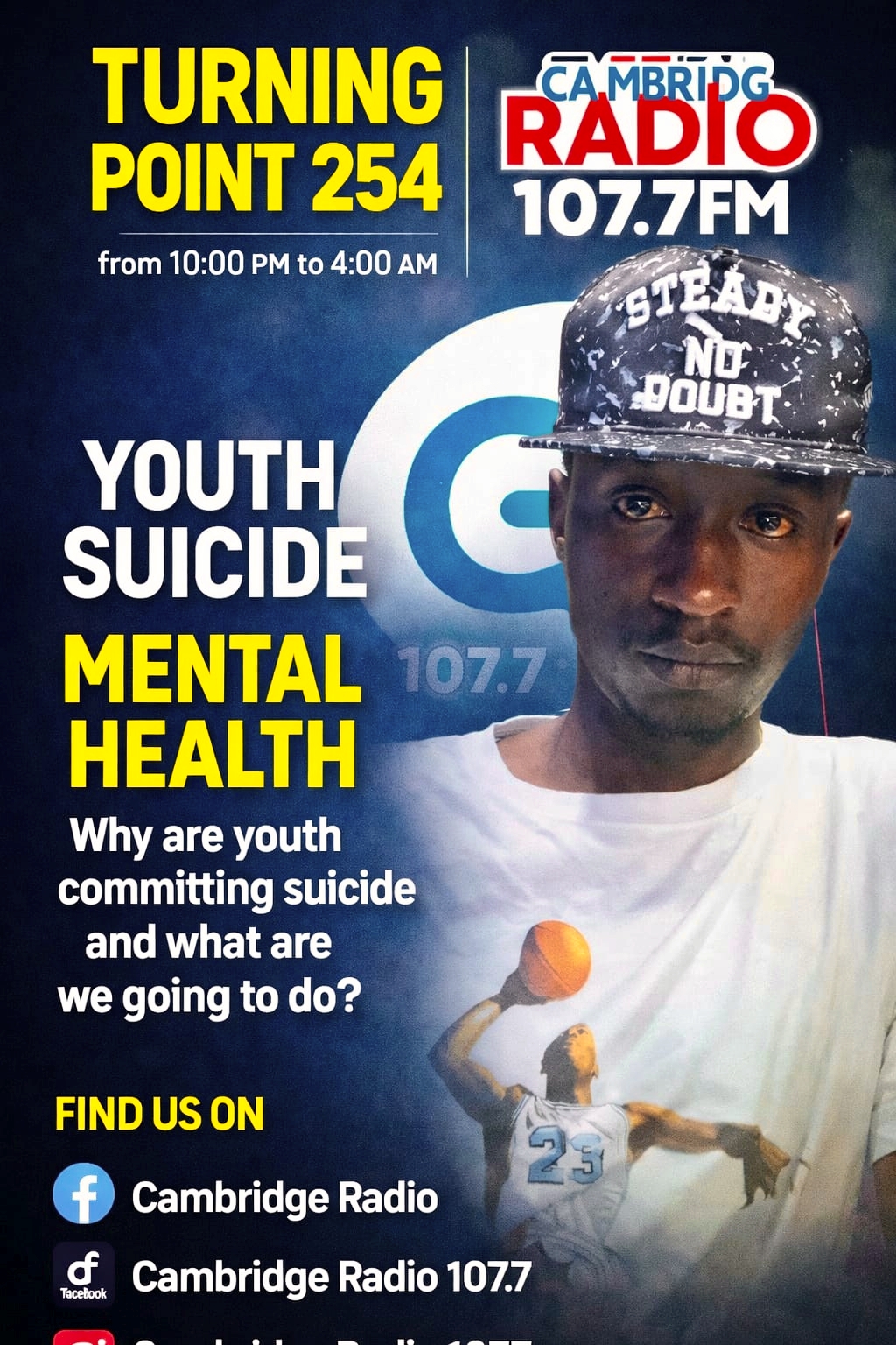 Cambridge Radio - TODAY WE TALK ABOUT MENTAL HEALTH WHY... | Facebook