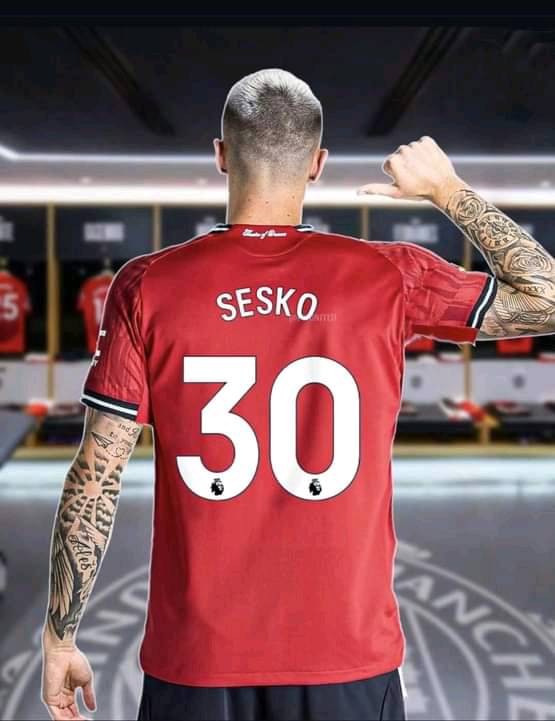 🚨Benjamin Sesko will wear jersey number 30 at Manchester United!