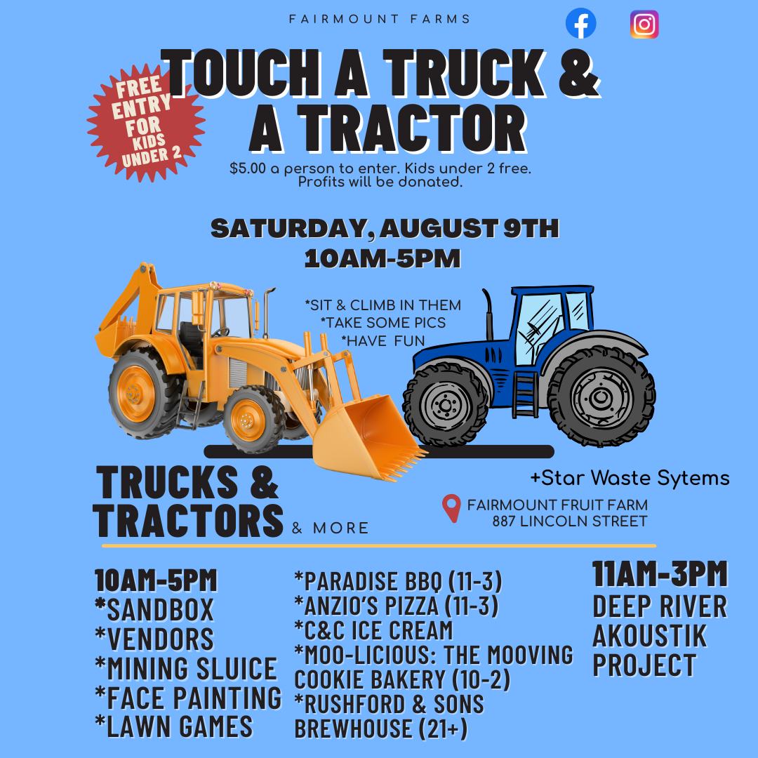 Fairmount - Hello everyone - our annual Touch a Truck & a Tractor is ...