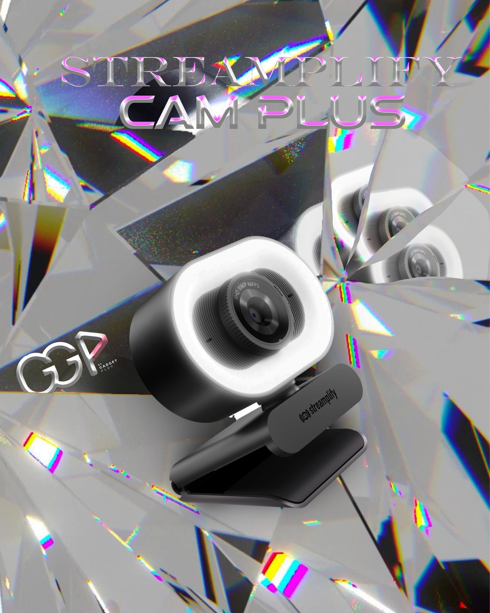 GGP - 📸 Streamplify Cam plus FHD 1080P 60fps WEBCAM 2.0 ล้านพิกเซล ...