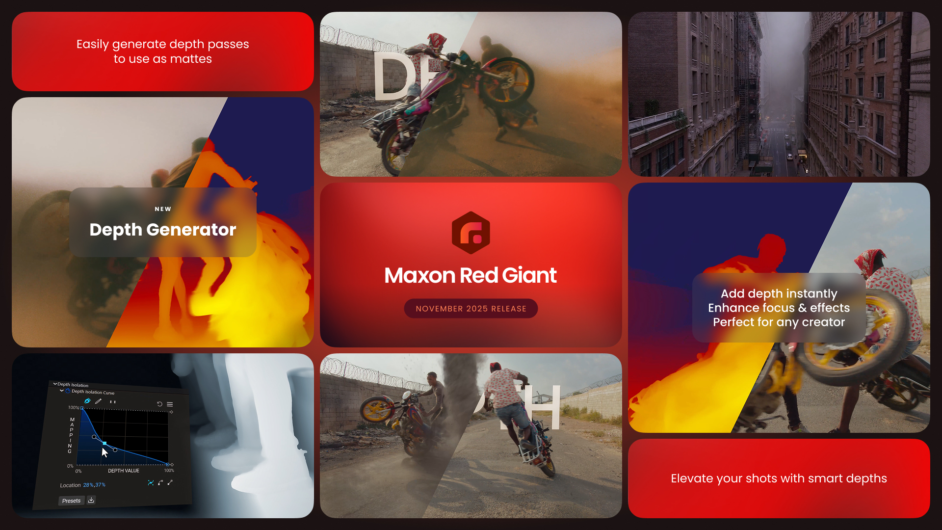 Red - Red Giant is thrilled to announce the release of Depth Generator ...