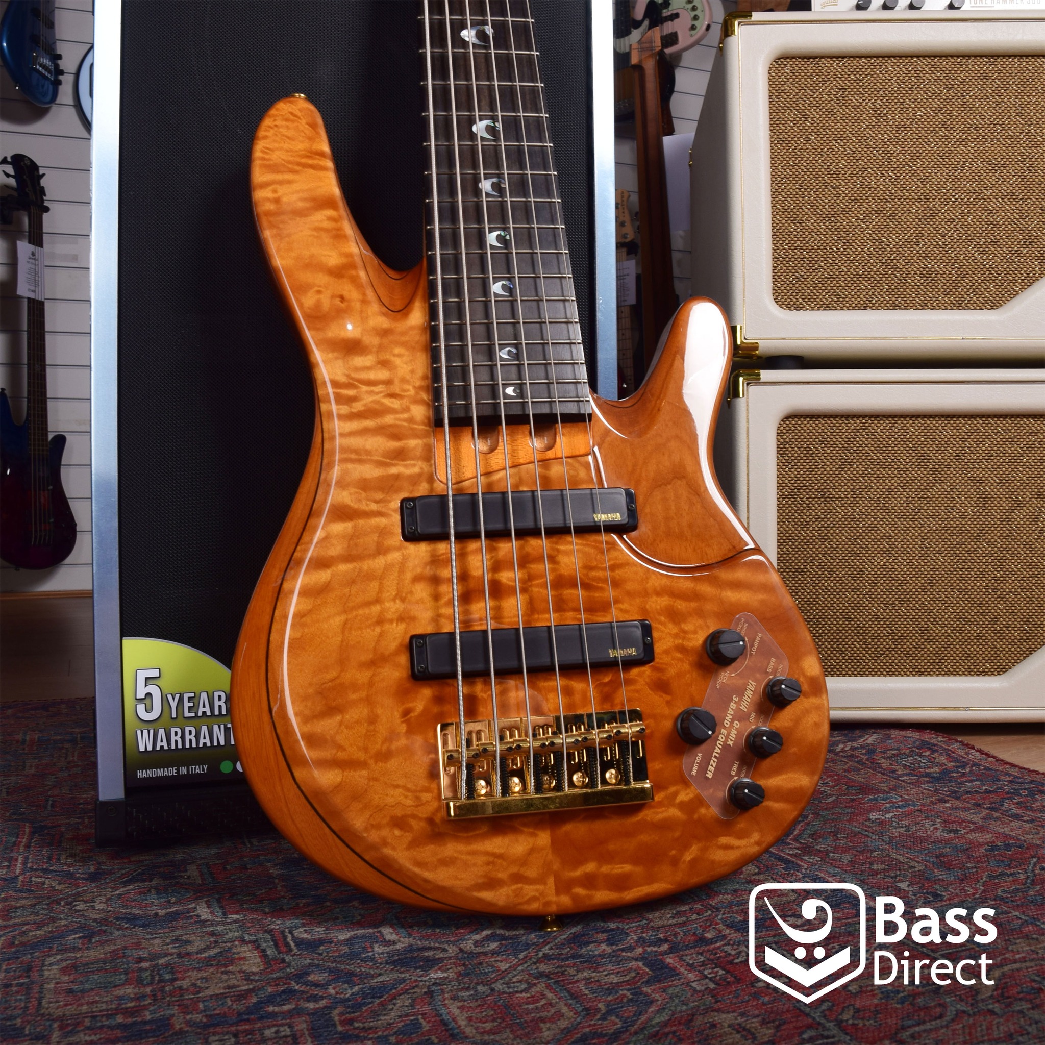 Yamaha TRB JP2! This 6-string amber beauty is the bass of choice