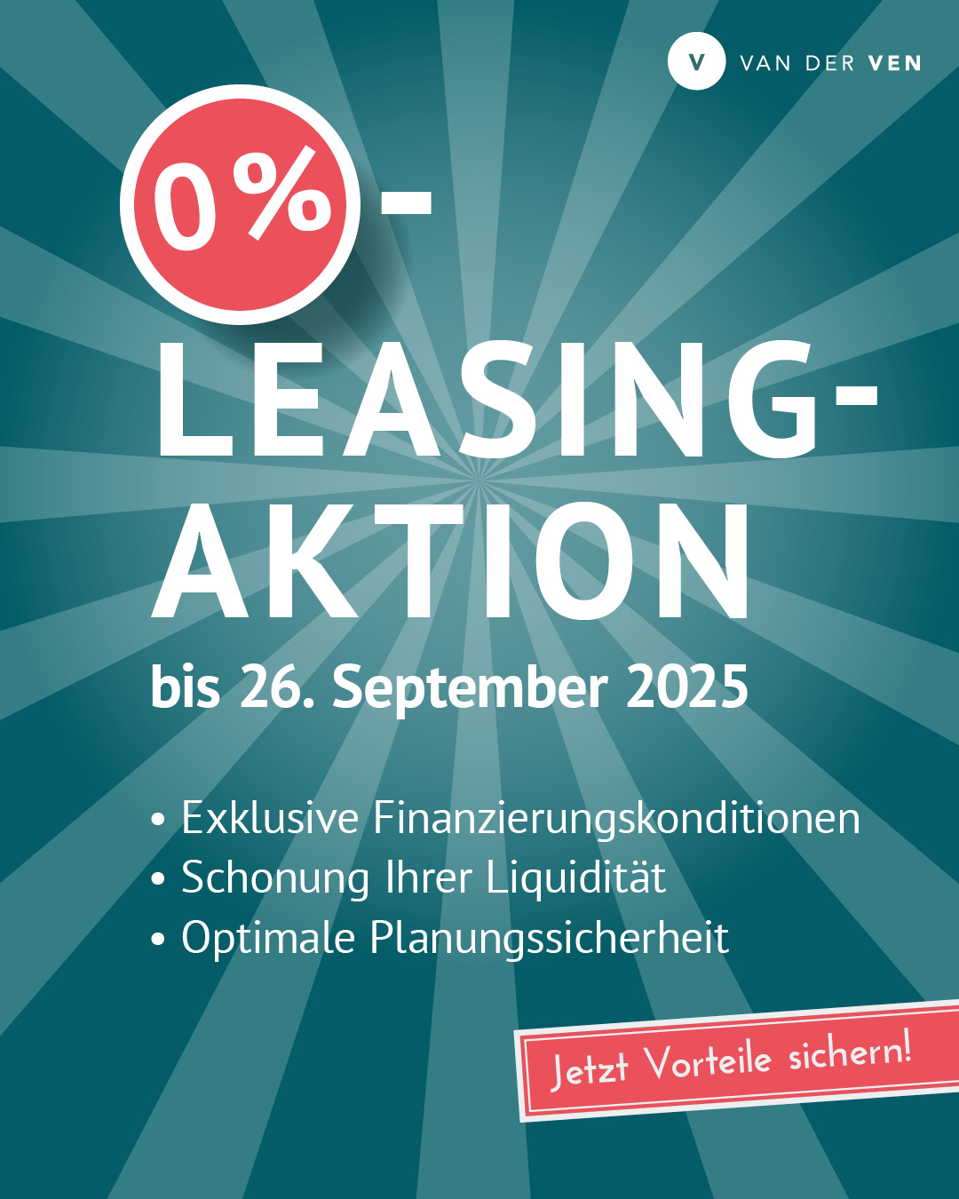 van der Ven - Profitieren Sie bis zum 26. September 2025... | Facebook
