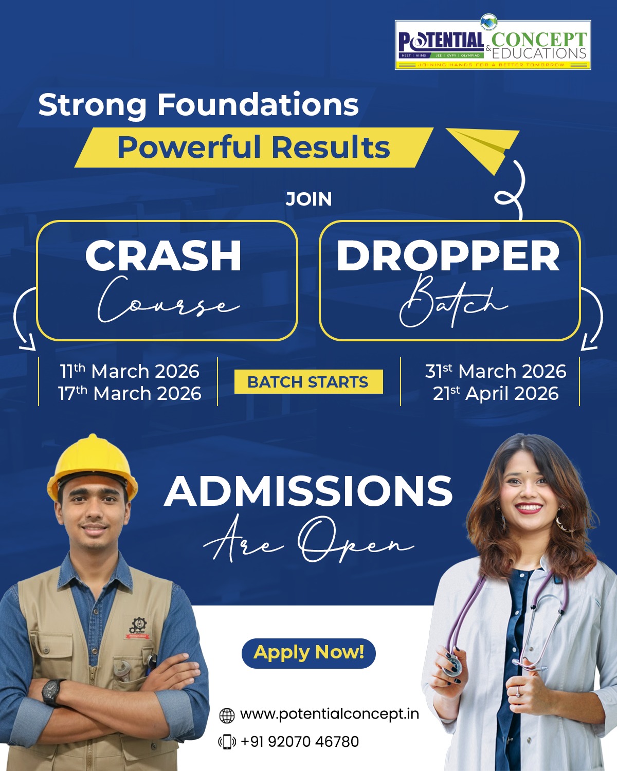 Potential - Strong Foundations. Powerful Results. 🚀 Admissions are now ...