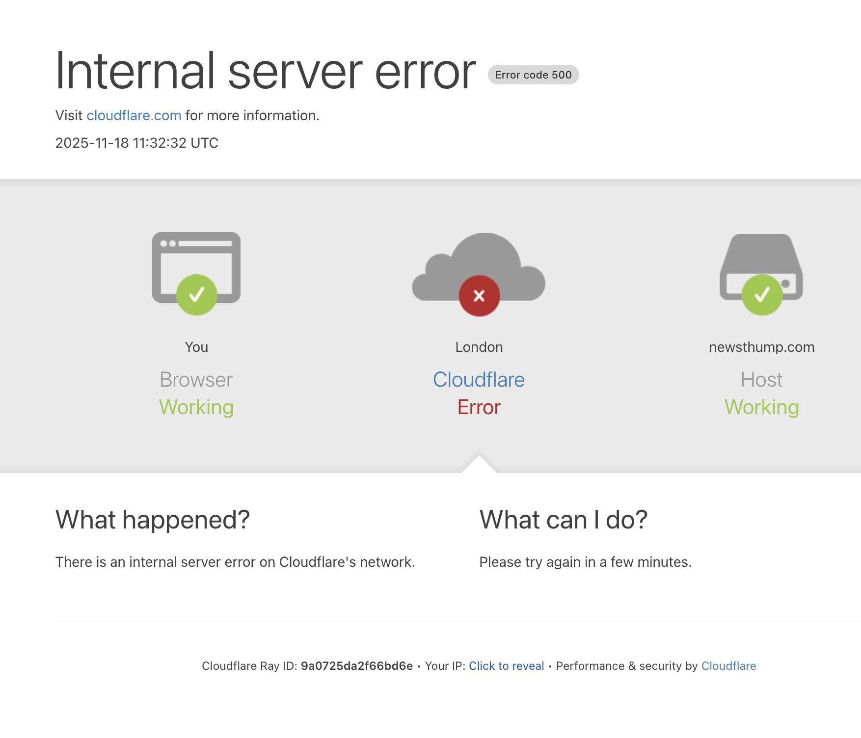 NewsThump - Yes, the site is down, and no, it's not just us. It seems ...