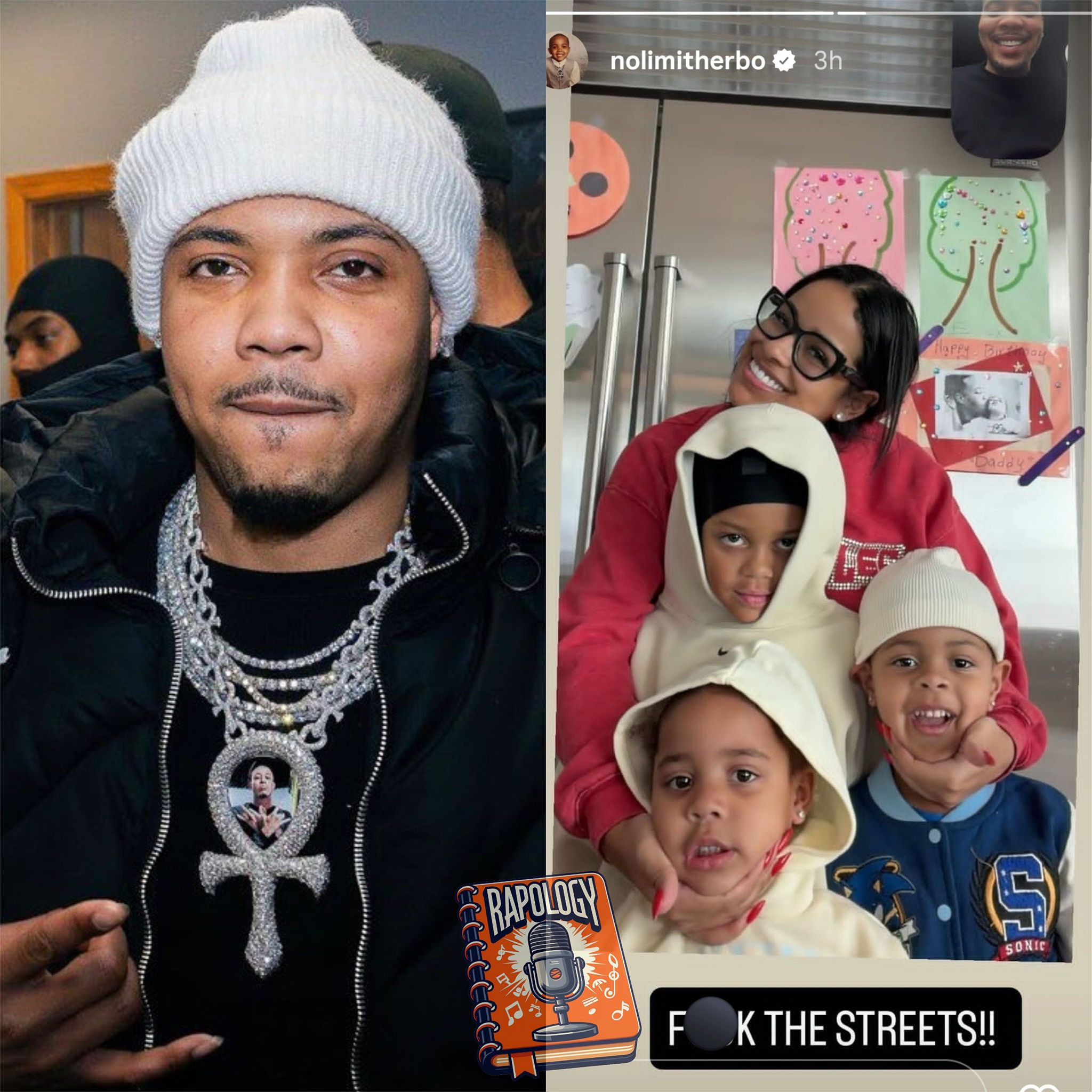 GHerbo posted a photo of his family with a message: 