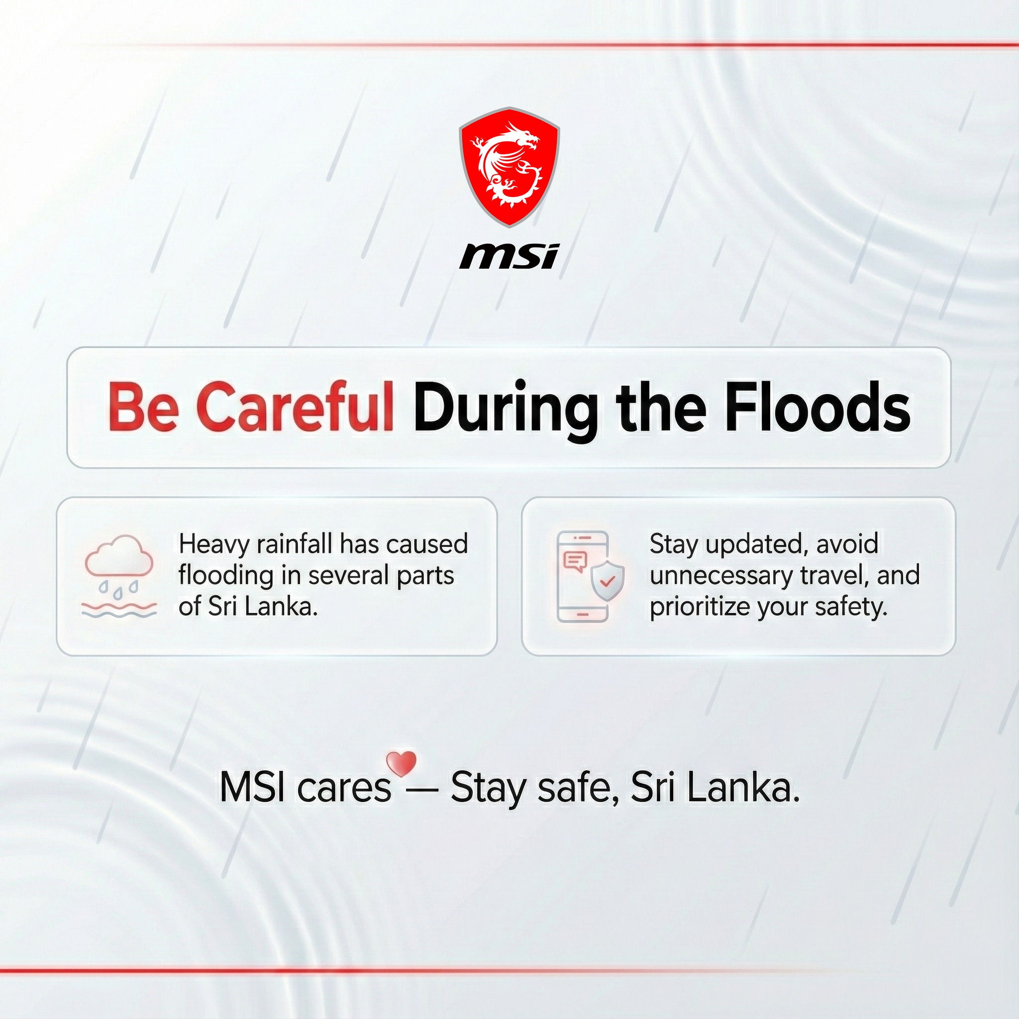 MSI - Severe weather conditions and continuous rainfall have led to ...