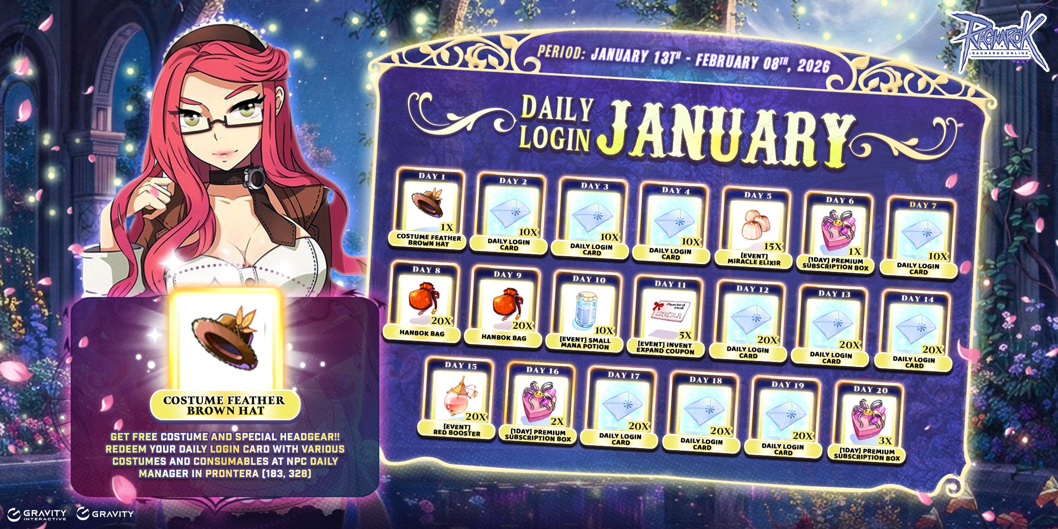 Ragnarok Online - 📅 January Daily Login Rewards Are Here!... | Facebook