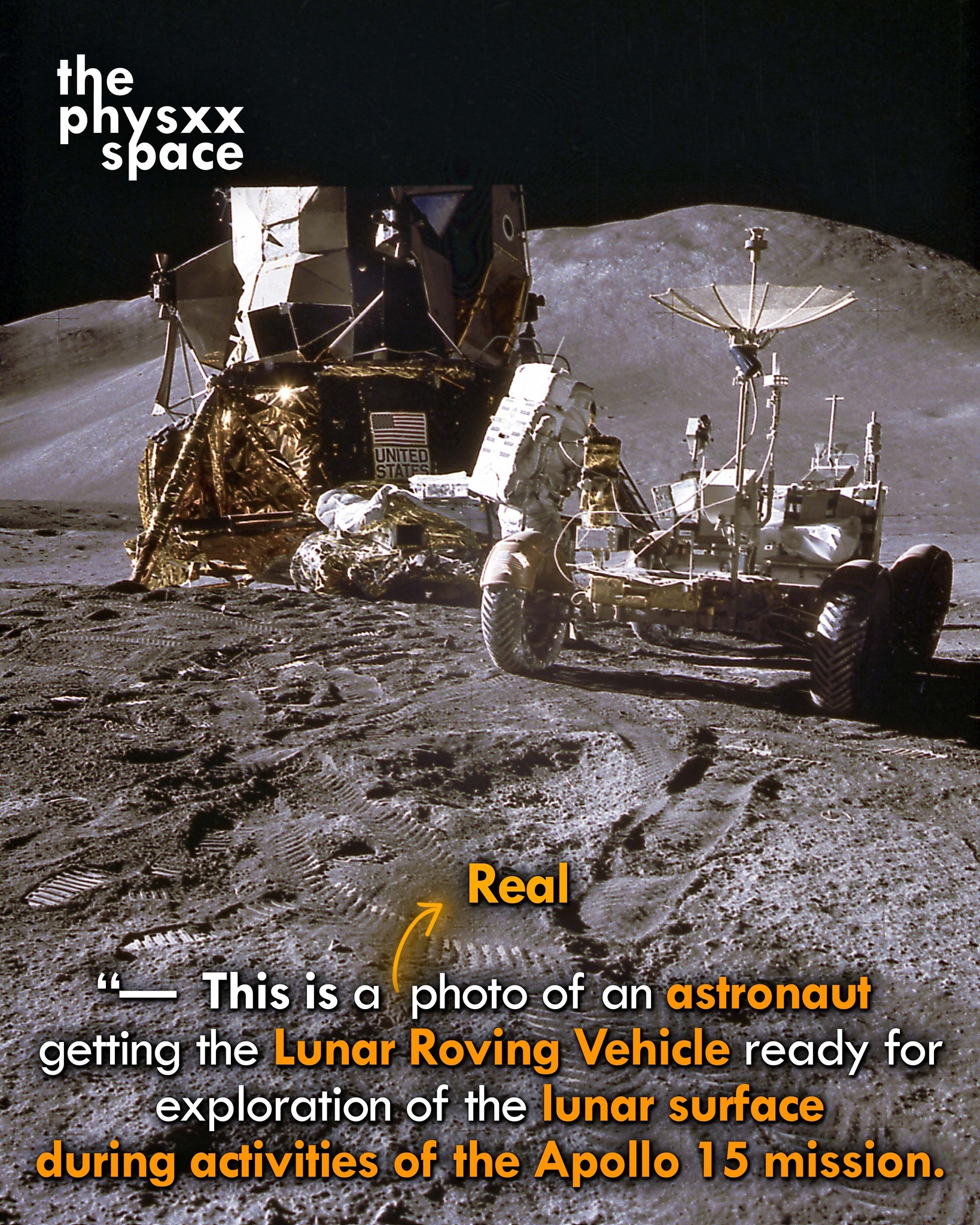 Physics - This isn’t just an astronaut prepping a rover—this is the ...