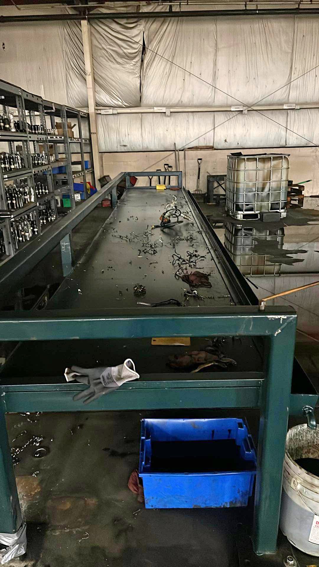 20ft disassembly table with front catch drain - Outdoor Tables - Grand ...