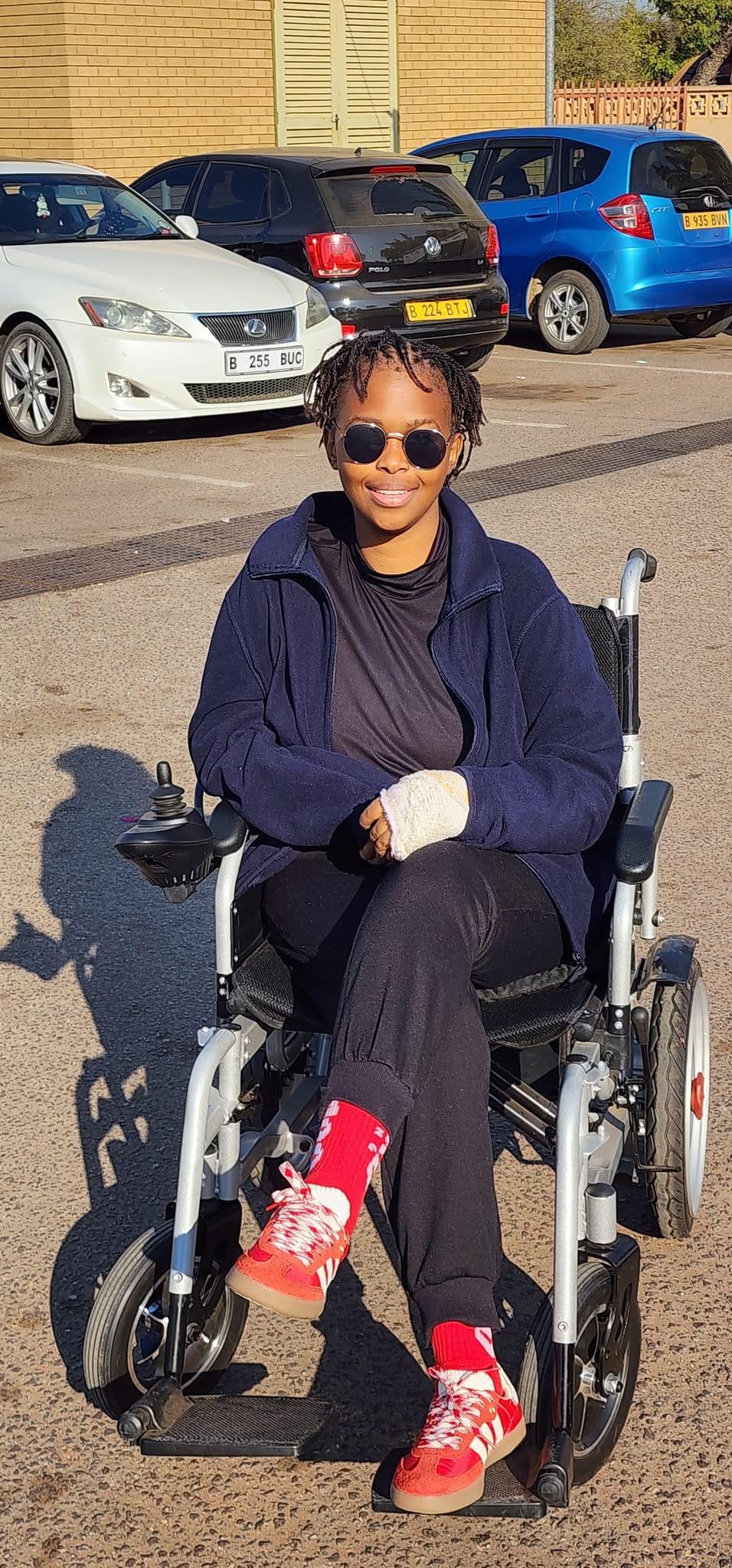 Maatla - The real challenge with that stunt was to return wheel chair ...