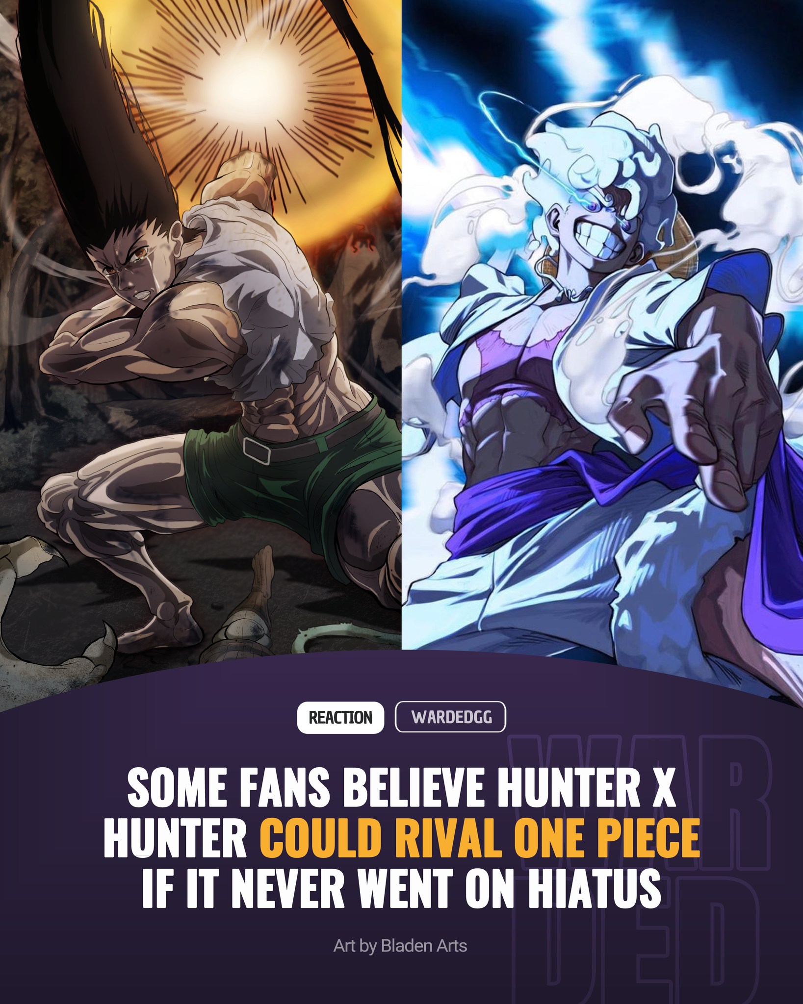 One Piece and Hunter x Hunter are referenced in newly released