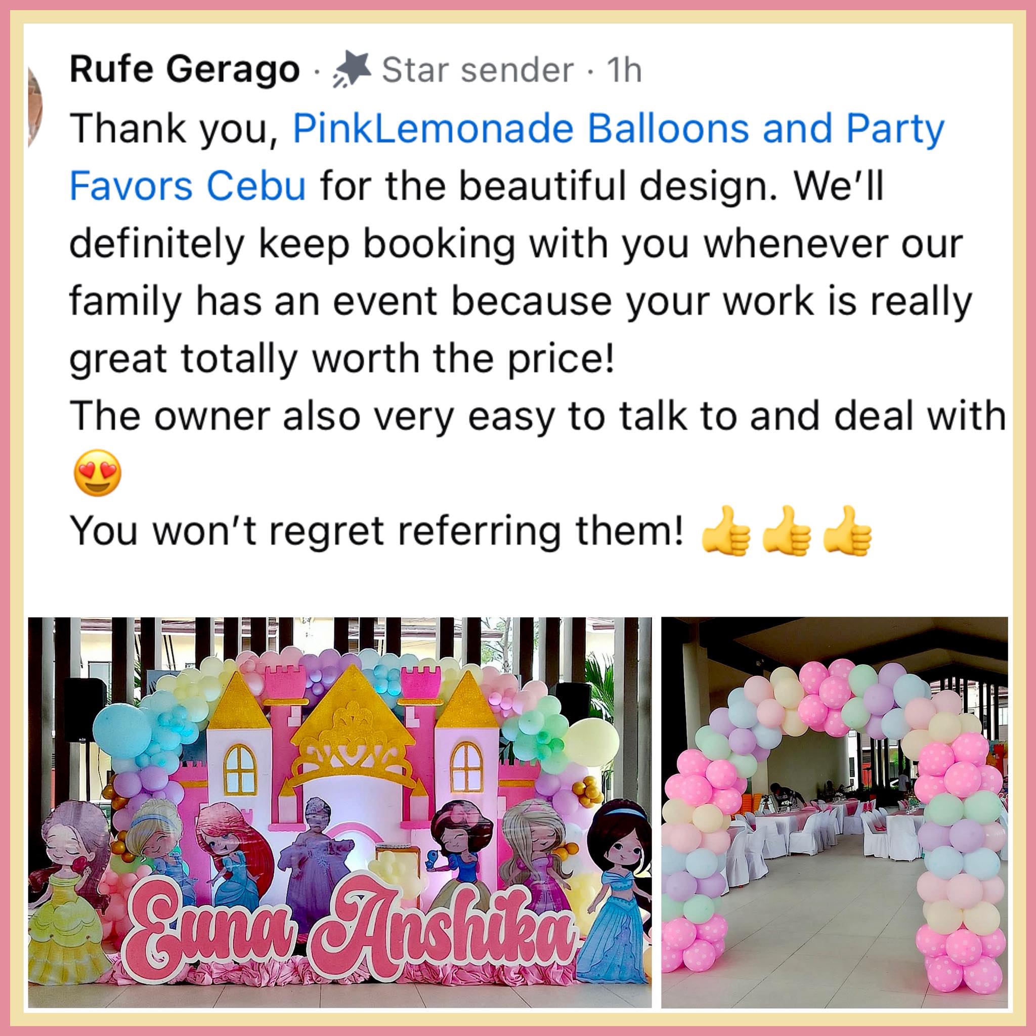 Princess... - PinkLemonade Balloons and Party Favors Cebu | Facebook