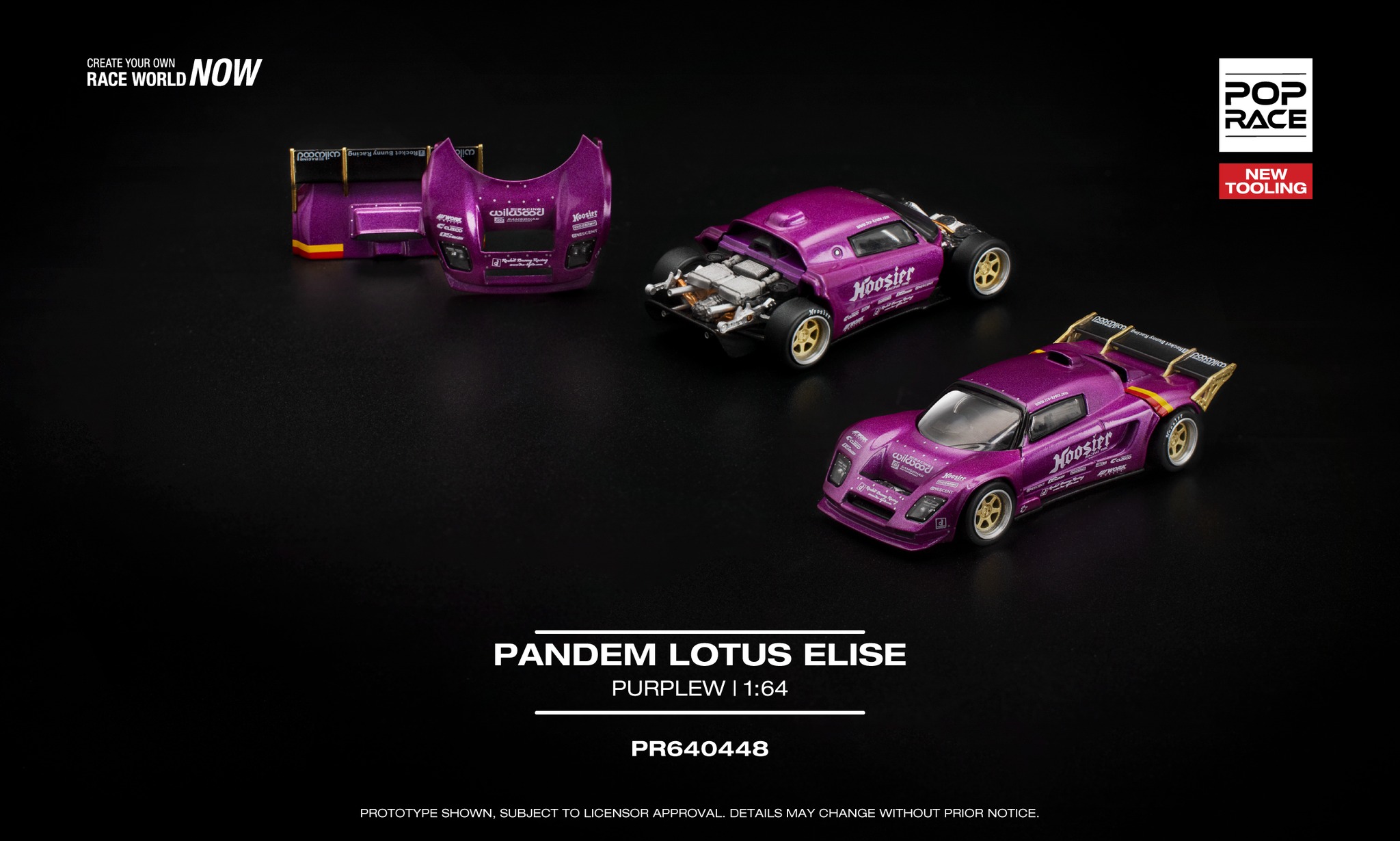 260914=PopRace=1:64=Diecast A=PR640547: PANDEM GR SUPRA FDJ2