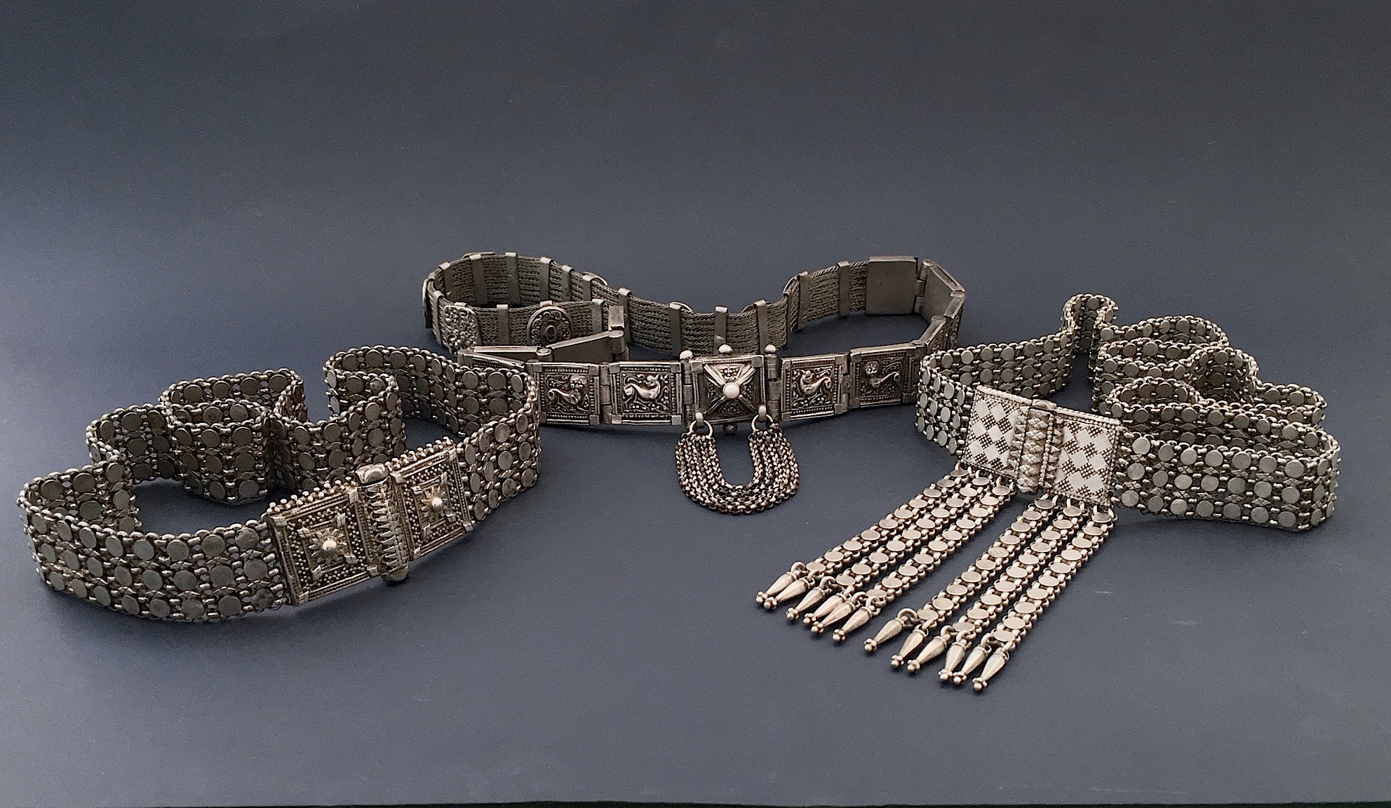 Vintage silver belt from 1940s family heirloom