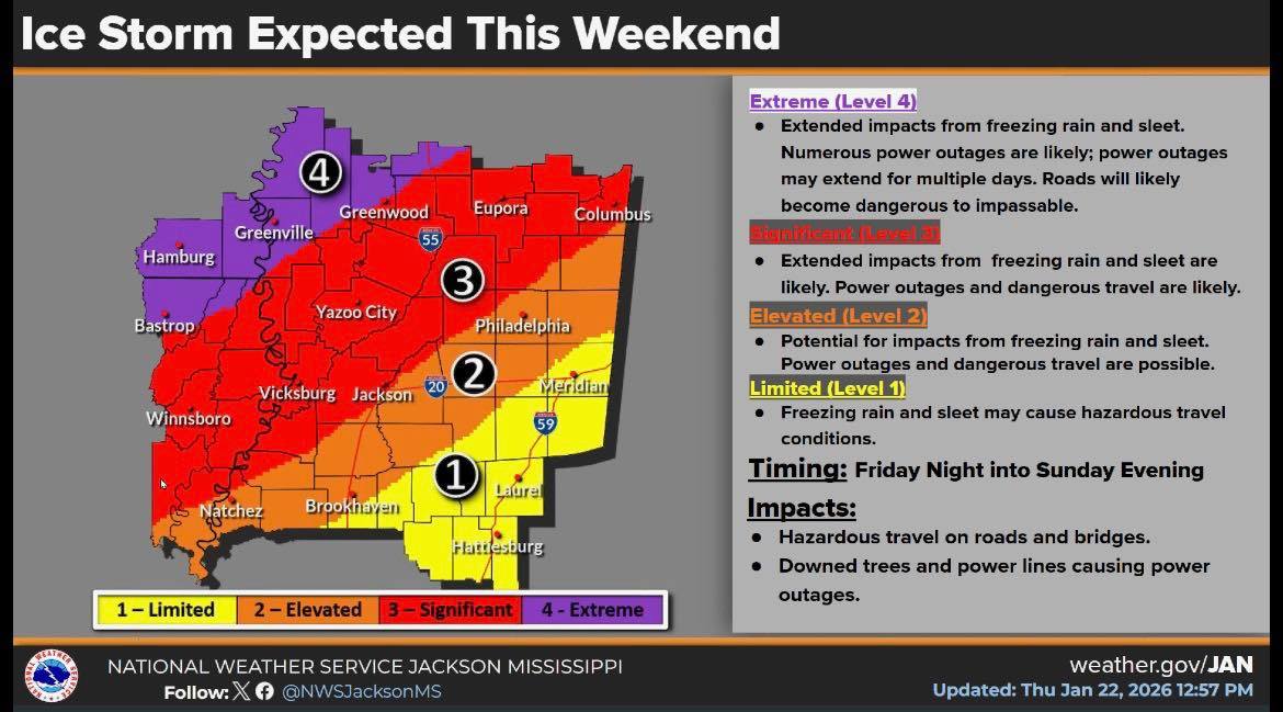 Washington - We have been upgraded to a level 4 extreme impact. On our ...