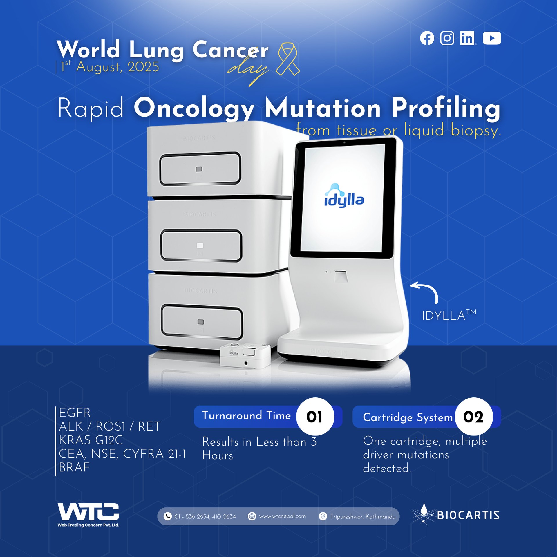 Web - 🫁 World Lung Cancer Day – 1 Aug 2025 Stronger Together: Know the ...