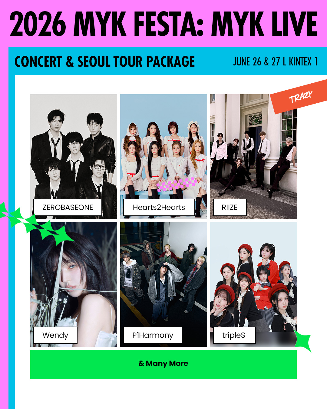 Lineup Announced 📣 2026 MyK LIVE (Jun 26 & 27) ✨ Get your