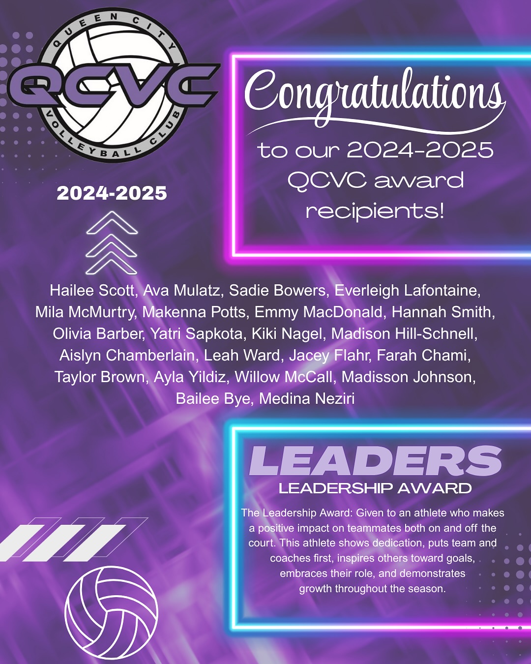 Congratulations to... - Queen City Volleyball Club- Canada | Facebook