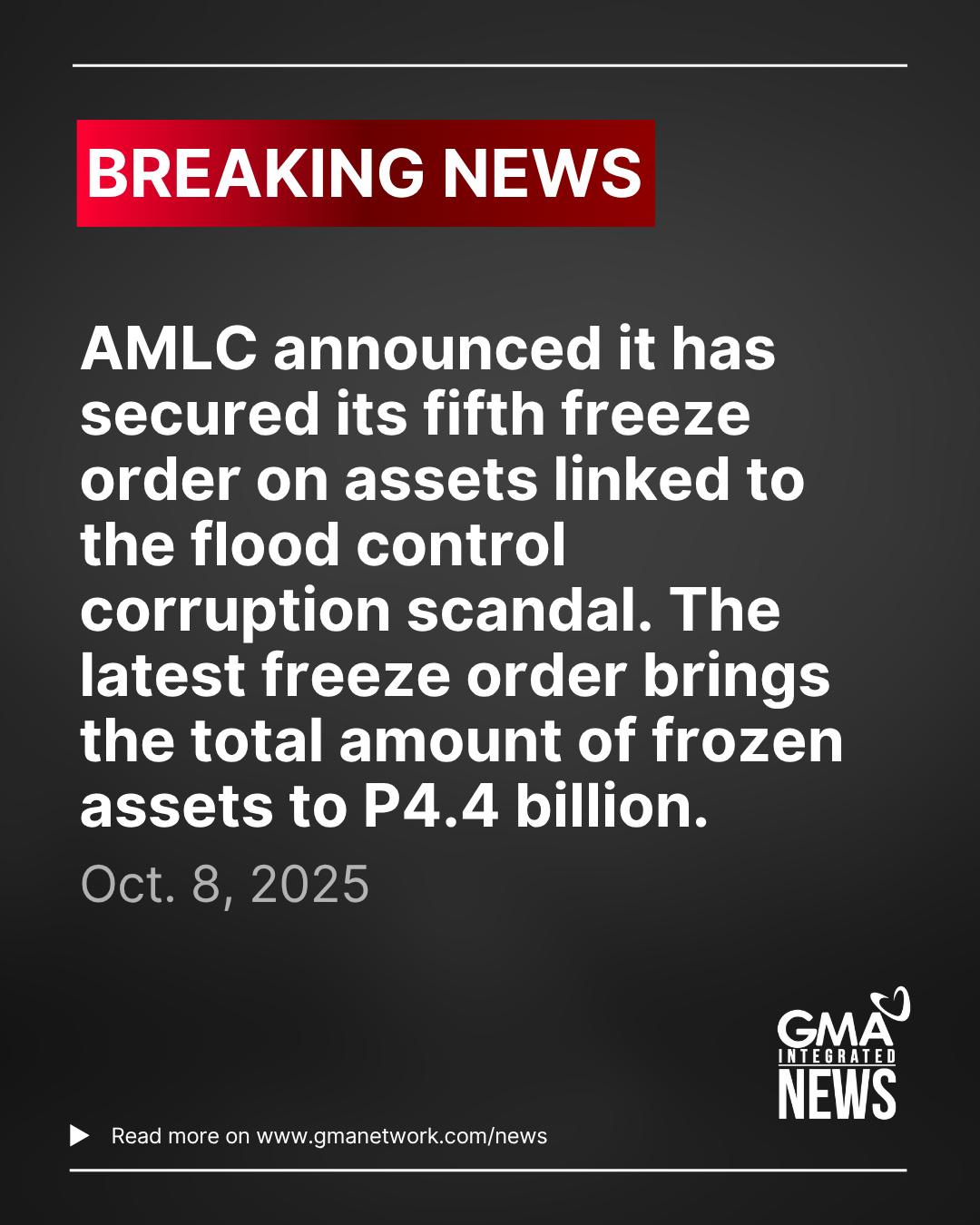 GMA - JUST IN: The Anti-Money Laundering Council announced it has ...
