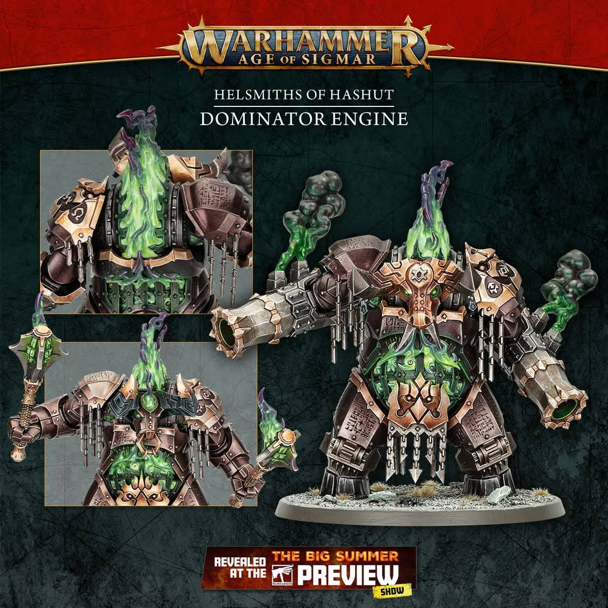 Warhammer Age Of Sigmar – Urak Taar, Premier Daemonsmith Sur Taureau Infernal – Kit Plastique 76 Pièces – Figurine 144 Mm