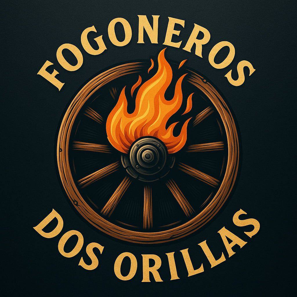Fogoneros Dos Orillas - Fogoneros 230cm en placa de 6mm con parrilla ...