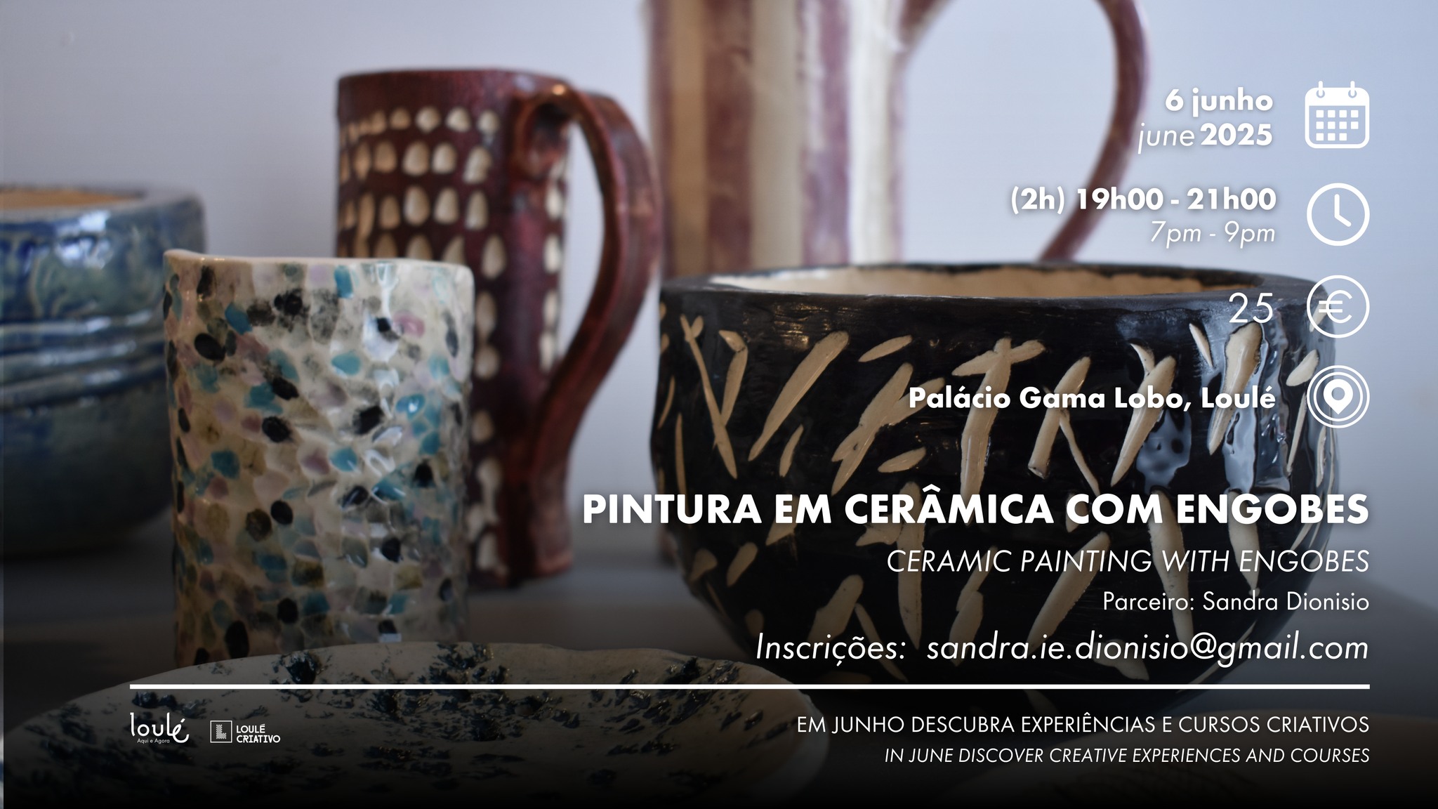 Pintura em Cerâmica com Engobes