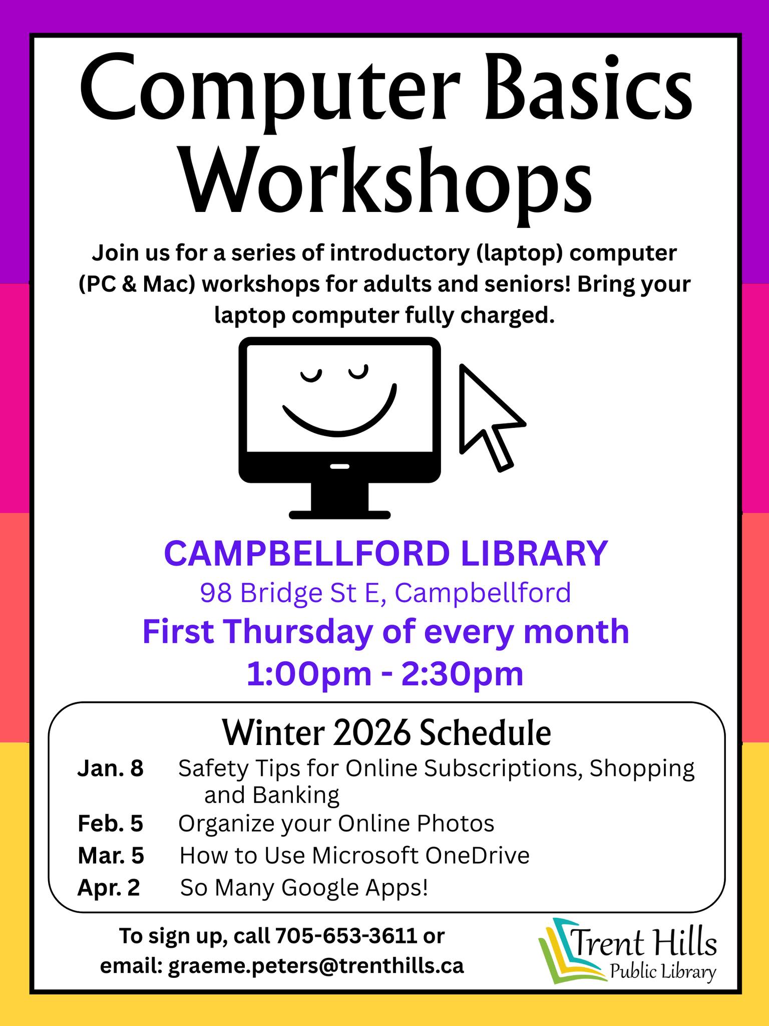 Trent Hills Public Library... - Trent Hills Public Library