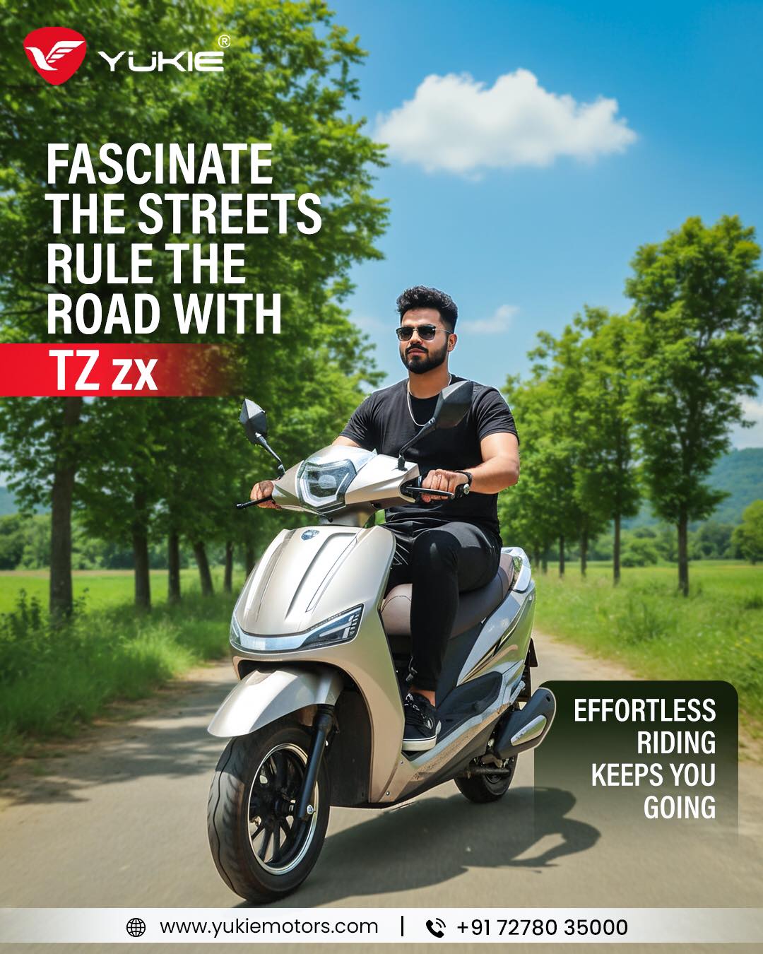 YUKIE - Own the streets with YUKIE TZ ZX ⚡ Smart design, smooth