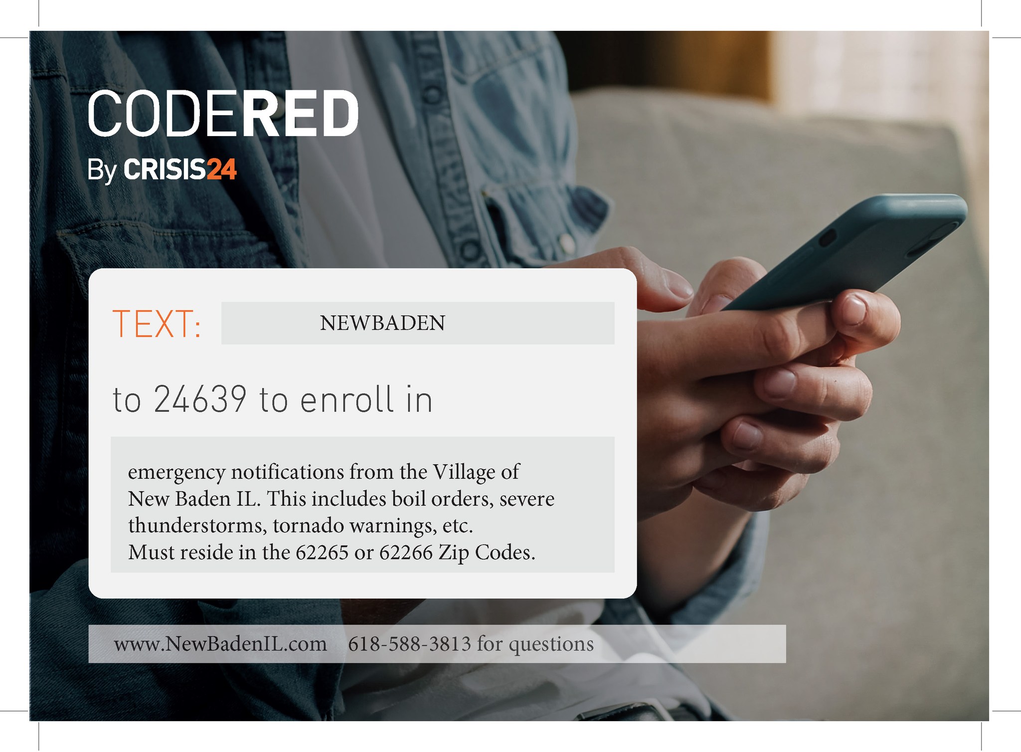 Village - 🚨 Heads up, New Baden! 🚨 CodeRED by Crisis24 (formerly ...