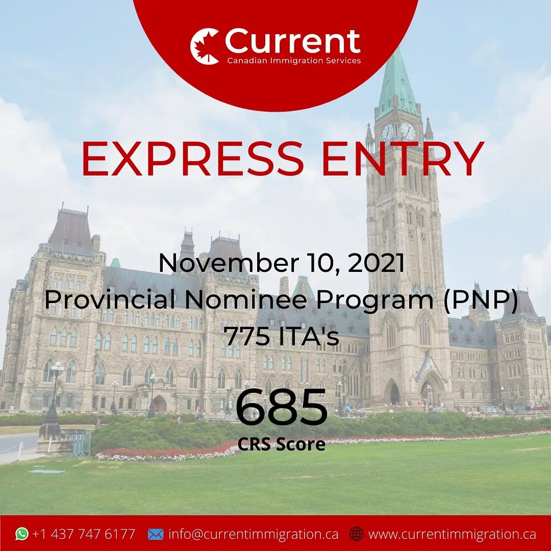 The latest Express Entry Draw on... - Current Immigration
