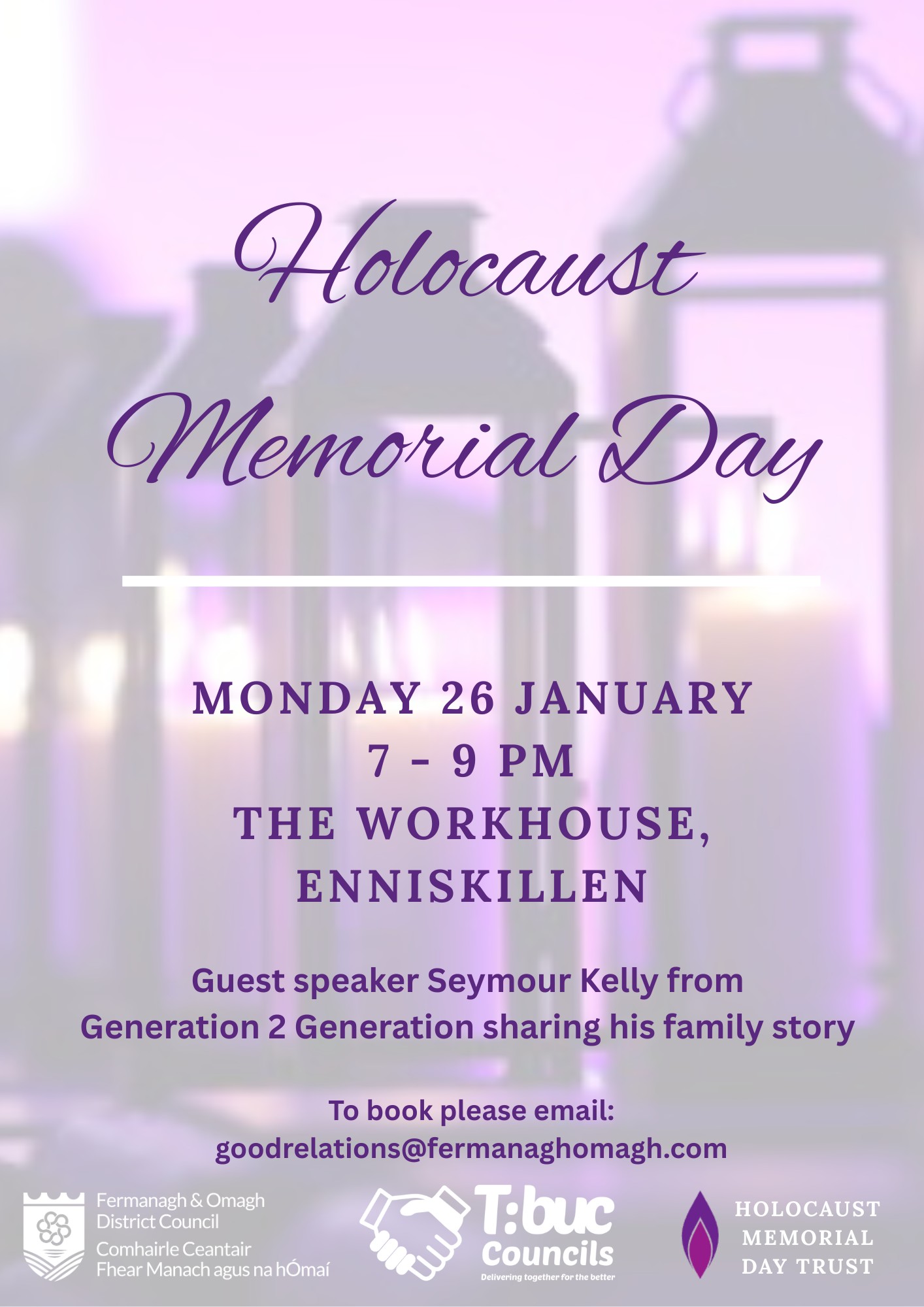 Fermanagh - 🕯️ Holocaust Memorial Day 2026 – Bridging Generations ...
