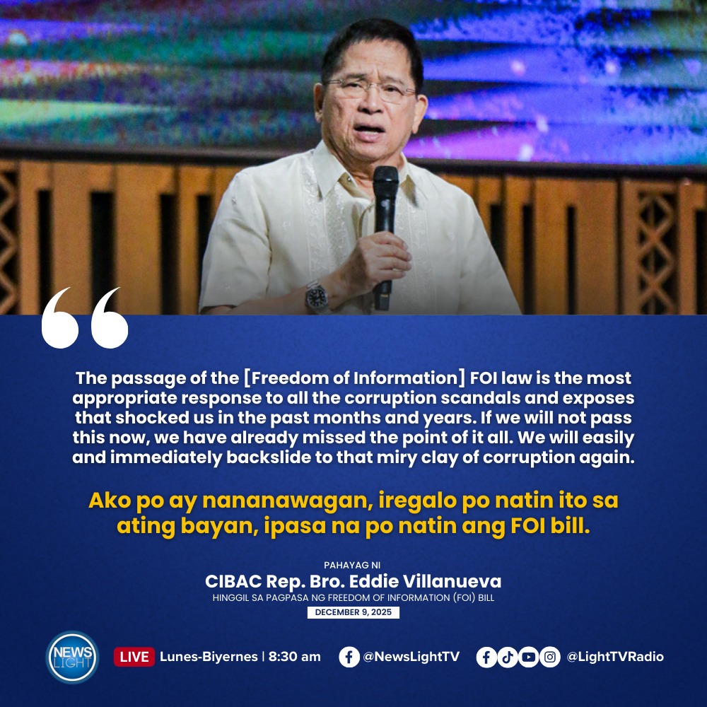 News - 'IPASA NA ANG FOI BILL' Sa paggunita ng international anti ...