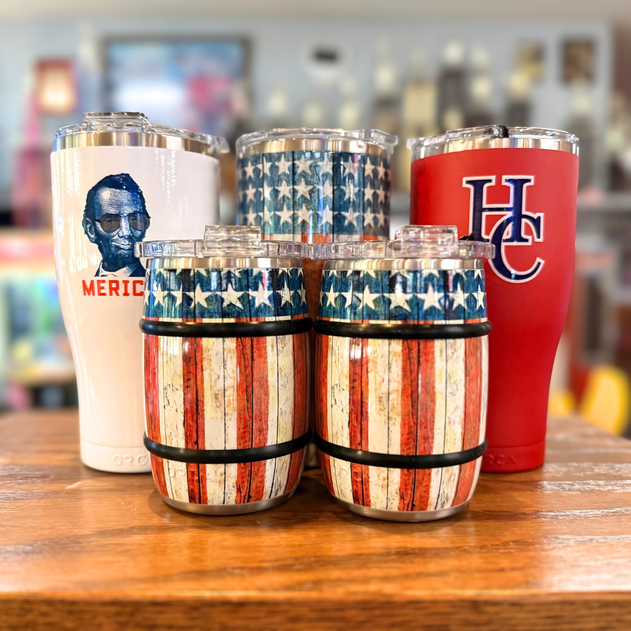 ?? Ready for the 4th ? ORCA Chaser and Barrel tumblers are in 