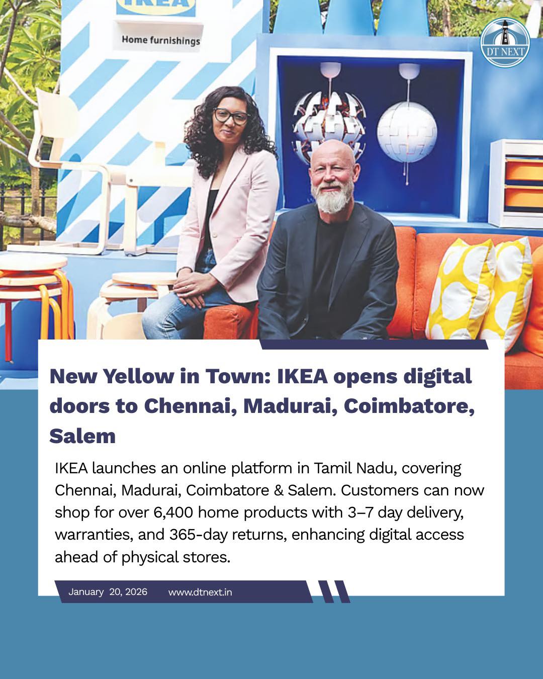DTNext - IKEA launches an online platform in Tamil Nadu,... | Facebook