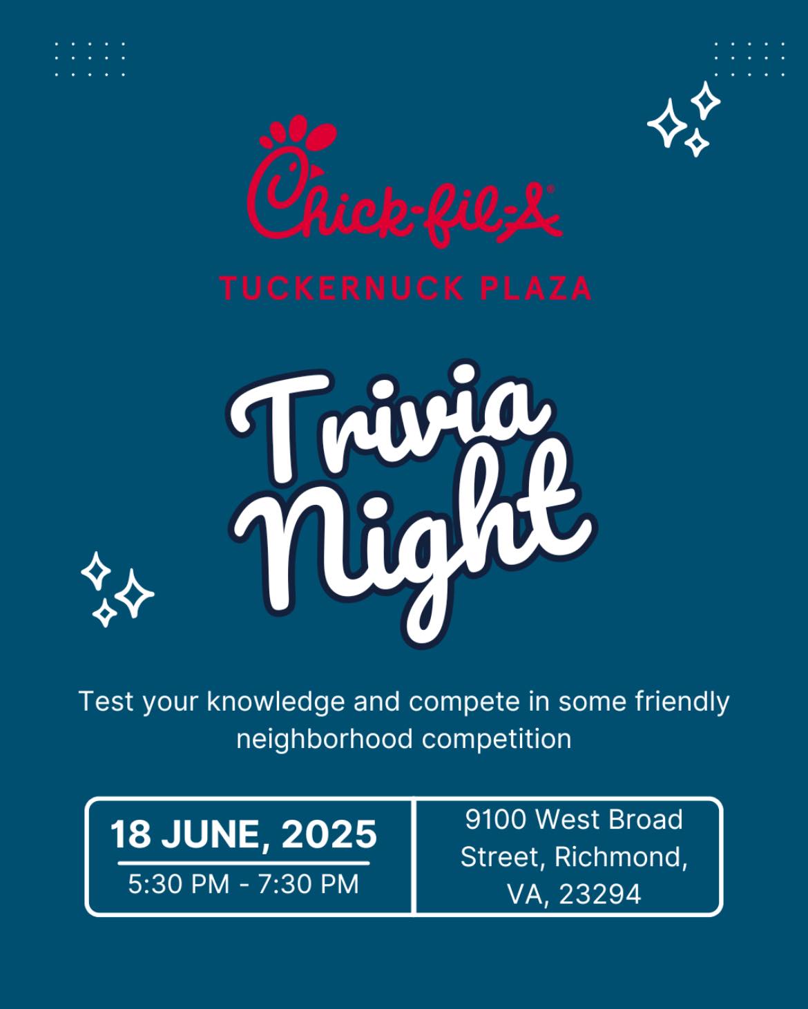 Chick-fil-A... - Chick-fil-A Tuckernuck Plaza Raving Fans