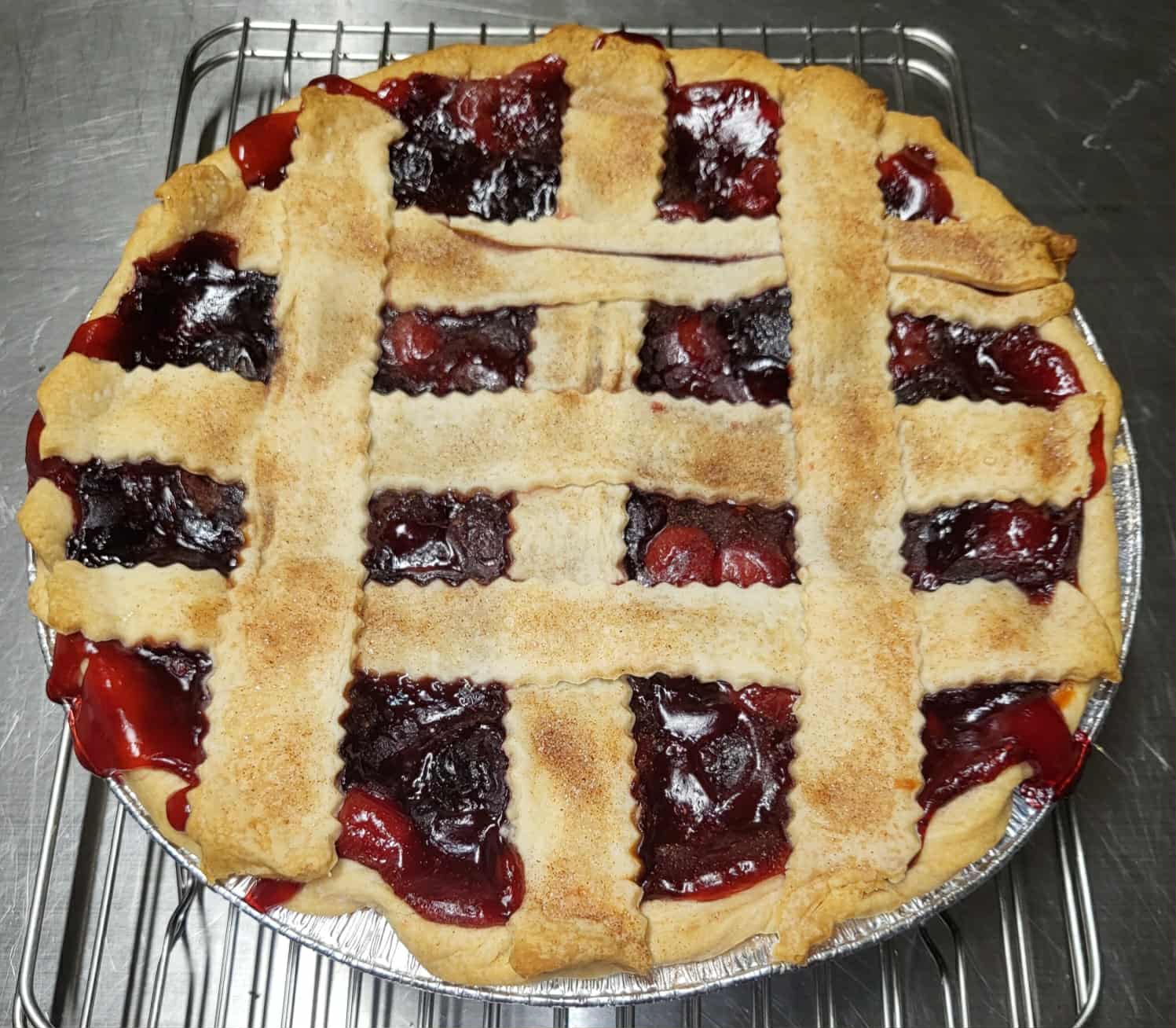 Grumpy - 🍒 Our Two-Cherry Pie – $30 Available with a classic lattice ...