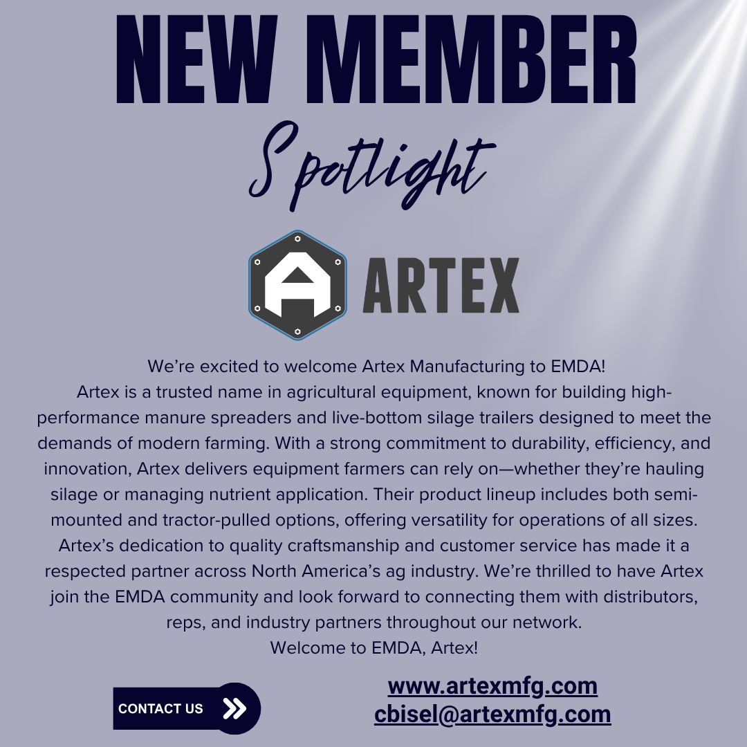 EMDA - 🌾 Welcome to EMDA, Artex Manufacturing! 🚜 We’re excited to ...