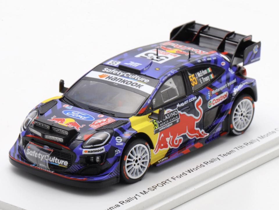 We're expecting the Spark 1/43 Ford Puma Rally1's, from Monte