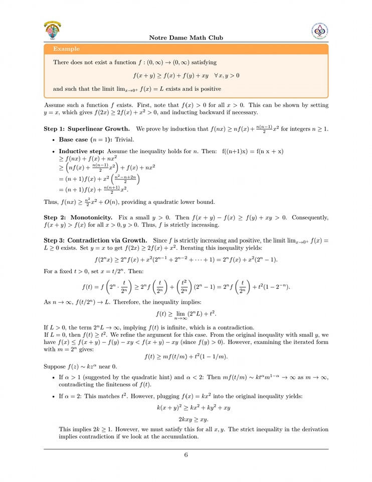 Notre Dame Math Club added a new photo. - Notre Dame Math Club