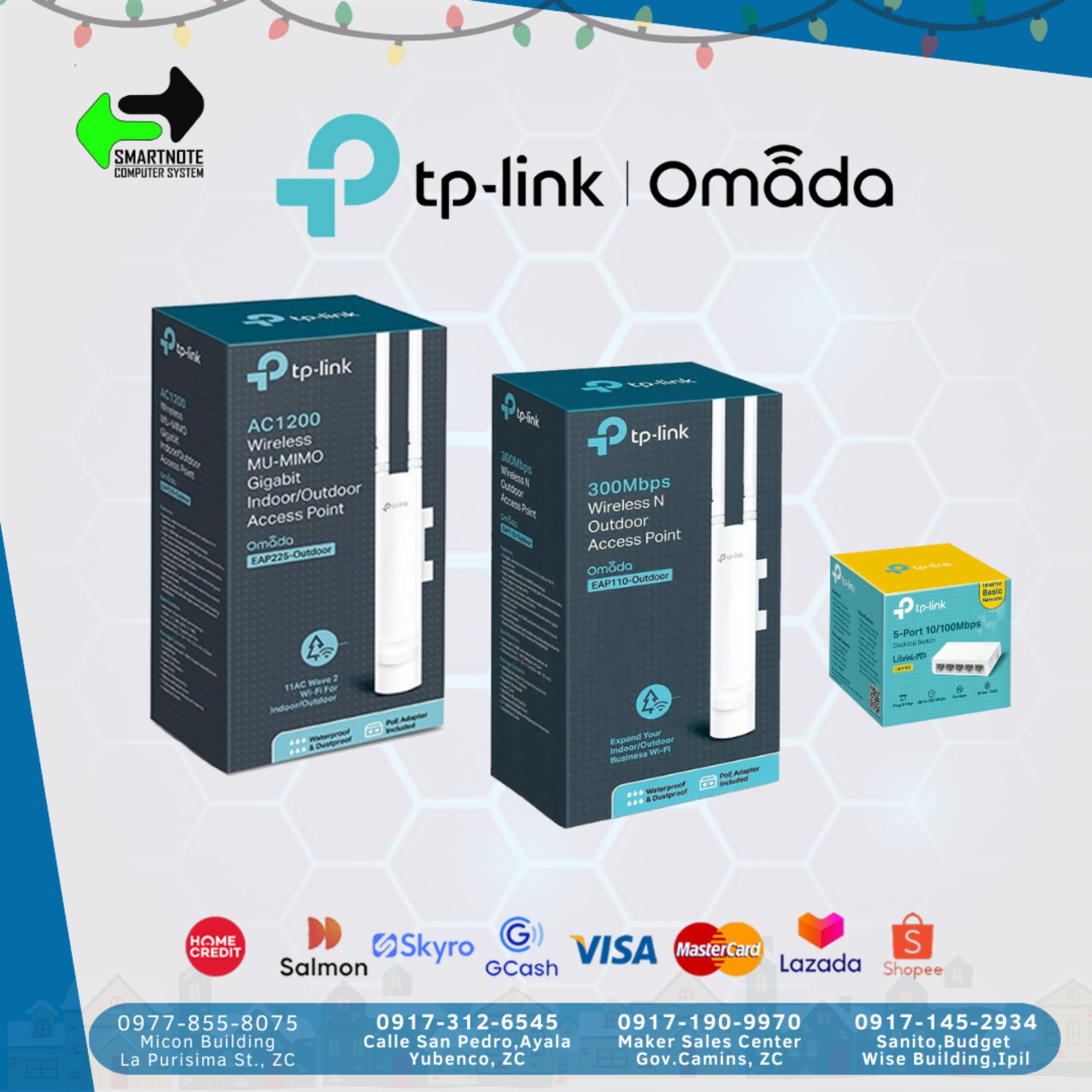 TP-Link AC1200 EAP225-Outdoor 7台セット