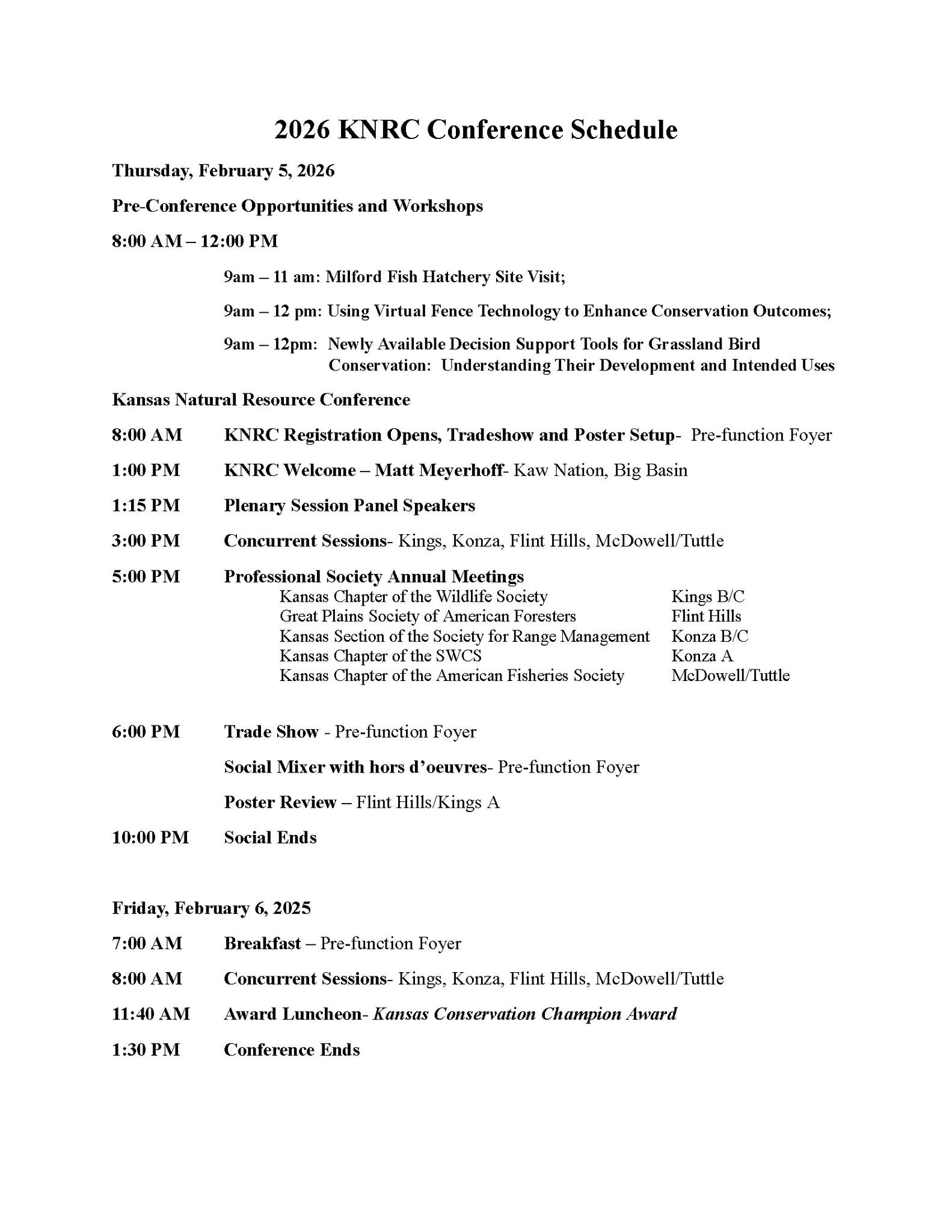 Kansas Natural Resources Conference (KNRC)
