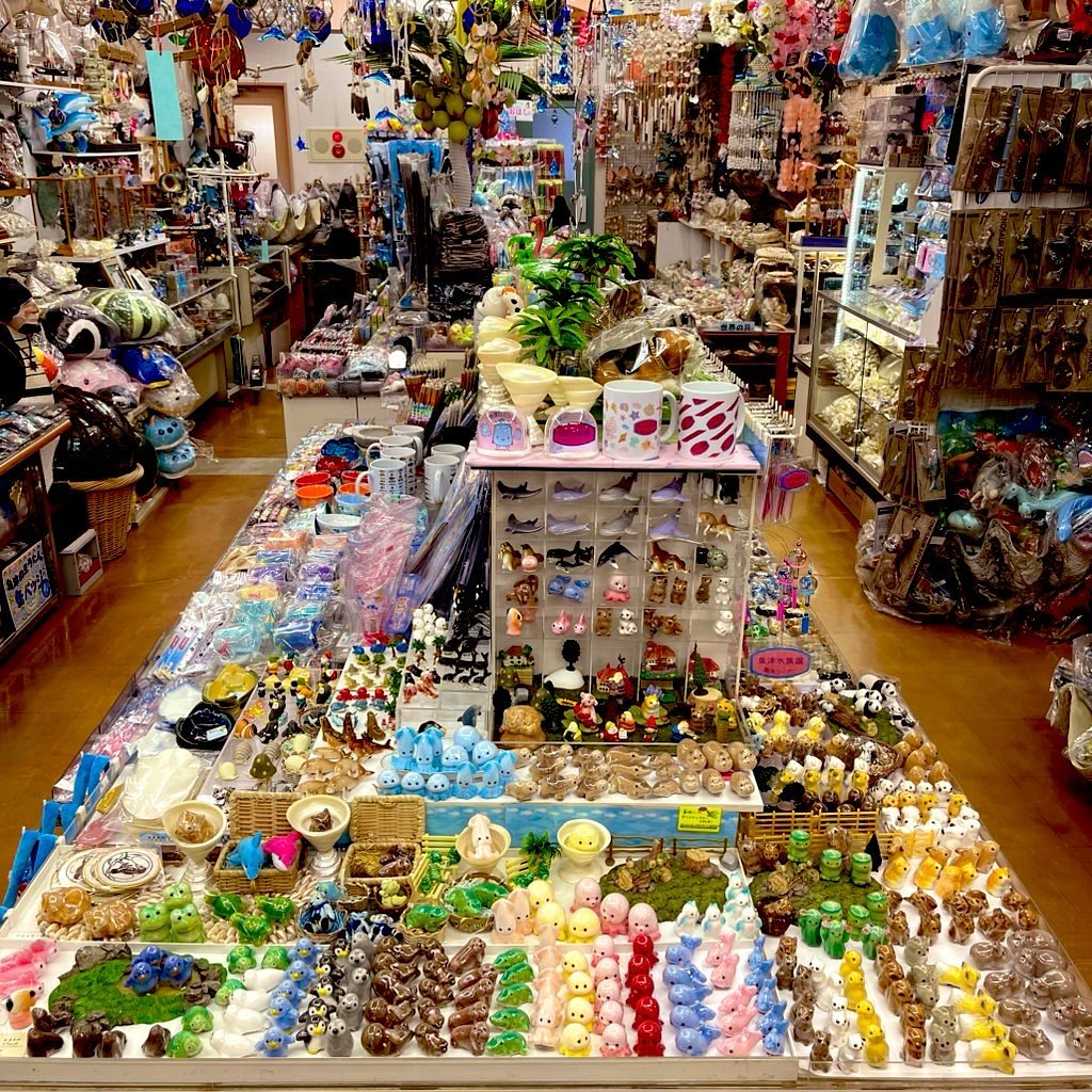 富山県魚津市にあるお土産屋さん❗️魚津水族館真珠コーナー