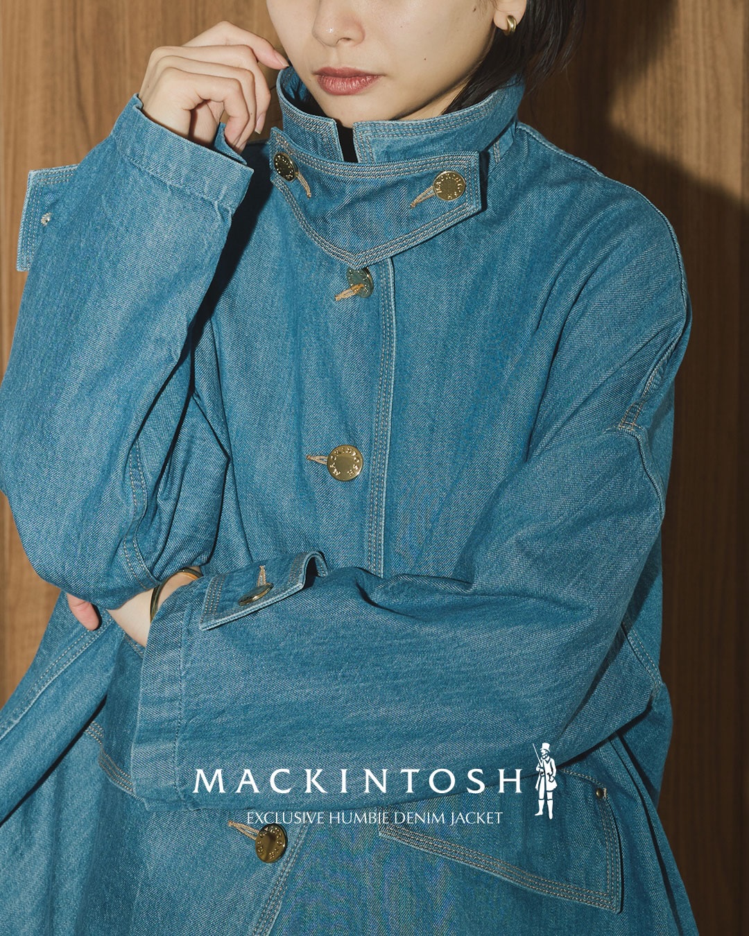 【新品未使用】MACKINTOSH Exclusive HUMBIE MACKINTOSH – EXCLUSIVE HUMBIE DENIM JACKET ドロップショルダーの