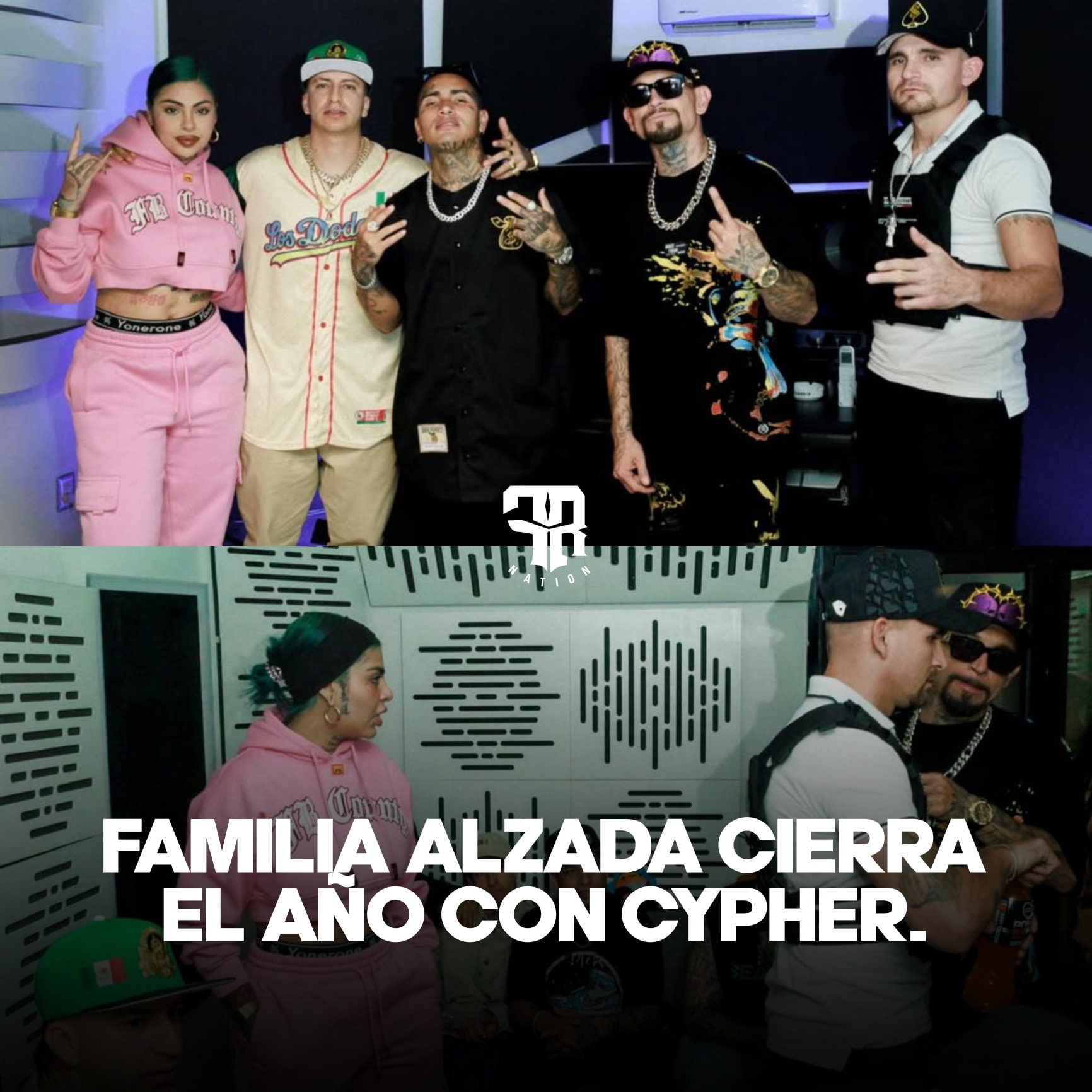 FR - Familia Alzada cierra el año con un cypher navideño 🎄🔥 En el ...