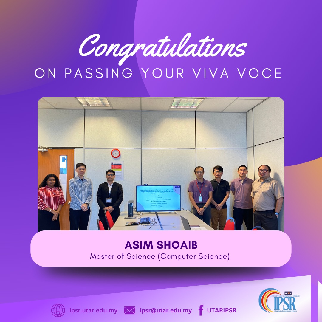 UTAR Institute of Postgraduate Studies and Research - Congratulations ...