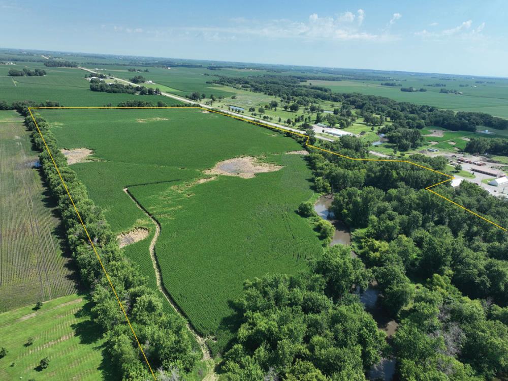 Land - 71.04 acres, m/l, located on the north edge of Traer, Iowa along ...