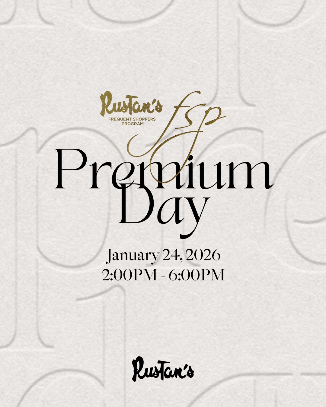 Rustan's - FSP Premium Day is a tribute to the loyal... | Facebook